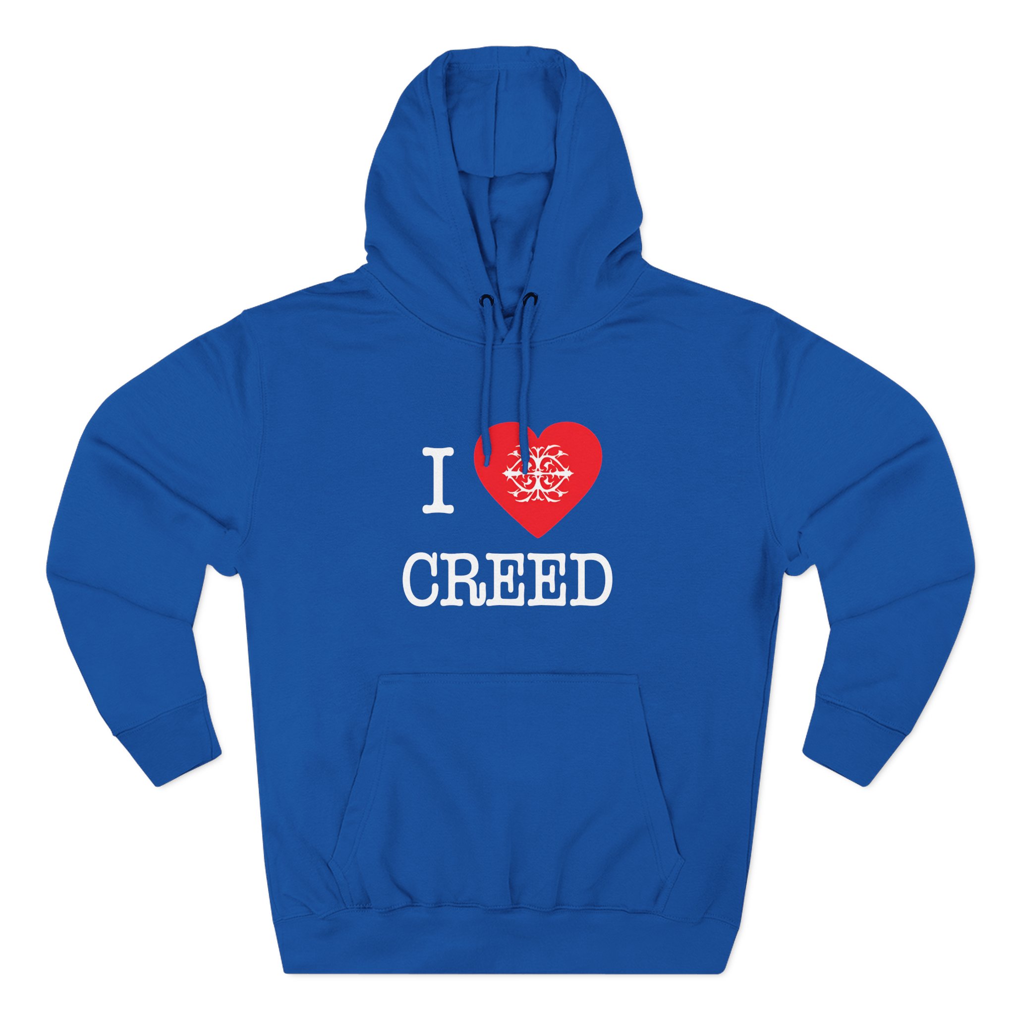 Creed, I Heart Creed Three-Panel Fleece Hoodie