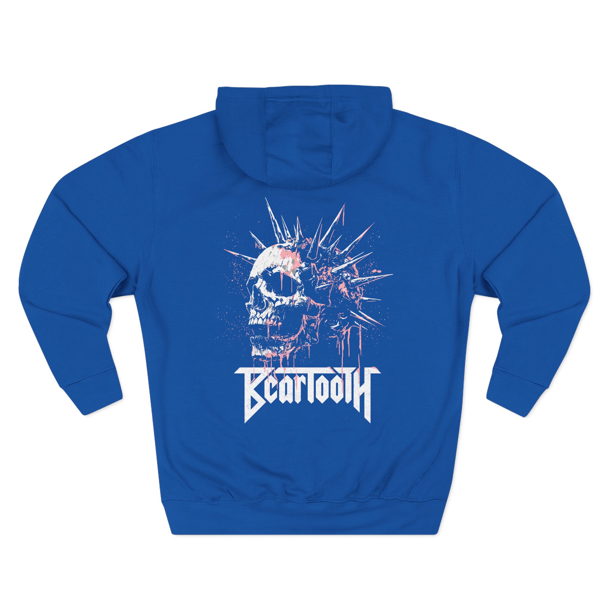 Beartooth Spike Skull Three-Panel Fleece Hoodie