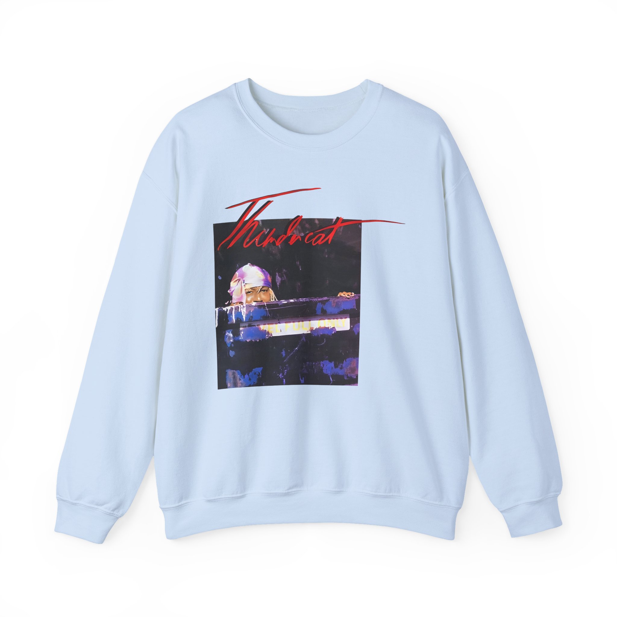 Thundercat Durag Dumpster Fire Unisex Heavy Blendâ„¢ Crewneck Sweatshirt