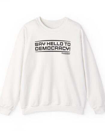 Helldivers Hello to Democracy Unisex Heavy Blend™ Crewneck Sweatshirt