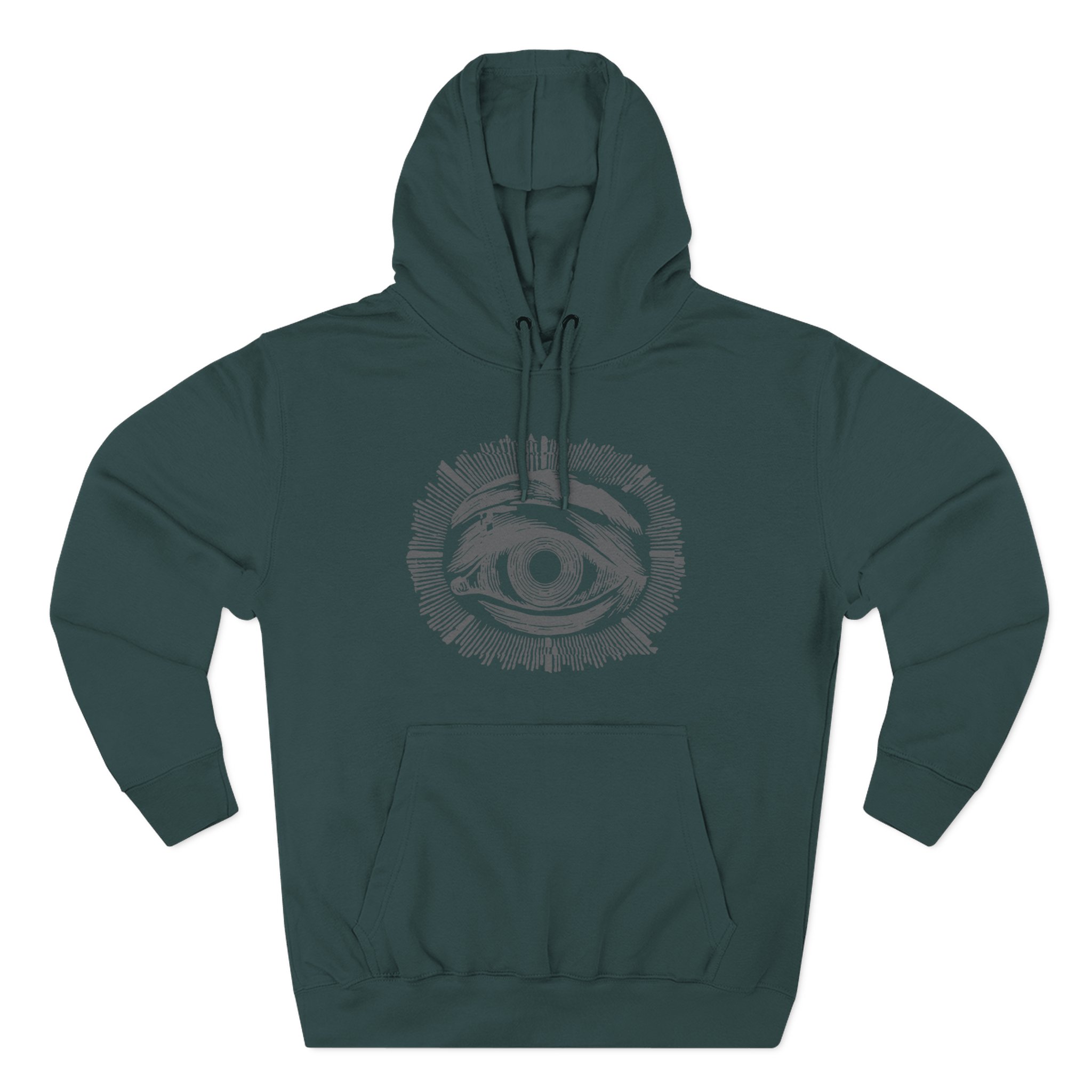 Placebo Grey Eye Three-Panel Fleece Hoodie