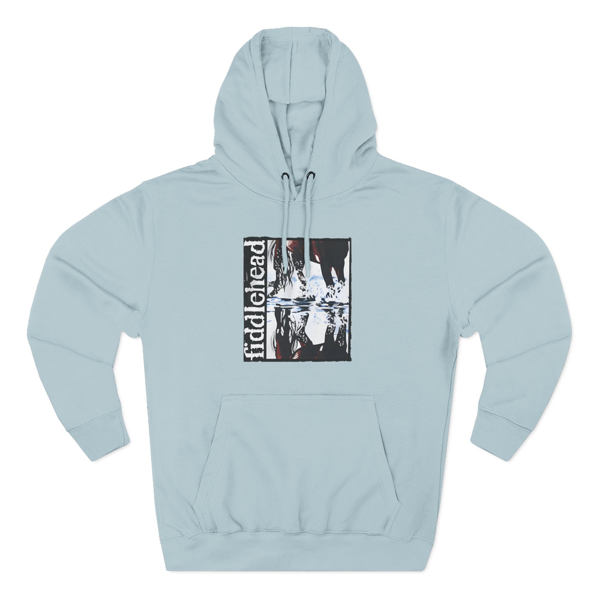 Fiddlehead Horse Three-Panel Fleece Hoodie