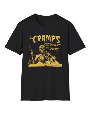 The Cramps Sometimes Good Guys Don’t Wear White Unisex Softstyle T-Shirt