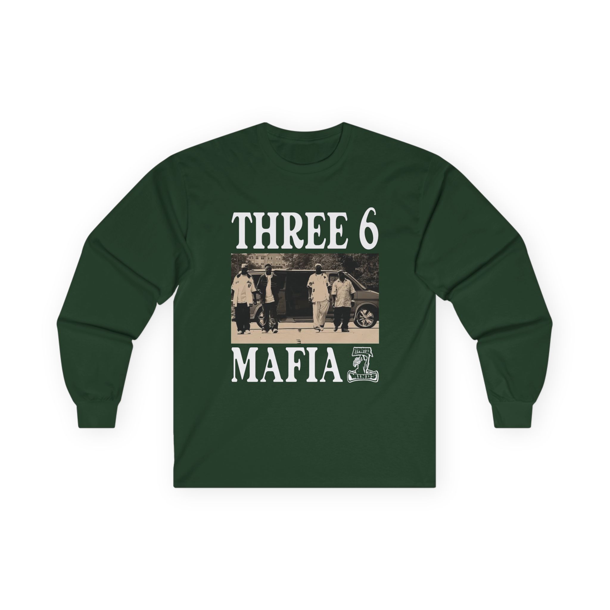 Three 6 Mafia Ridin Spinners Unisex Ultra Cotton Long Sleeve Tee
