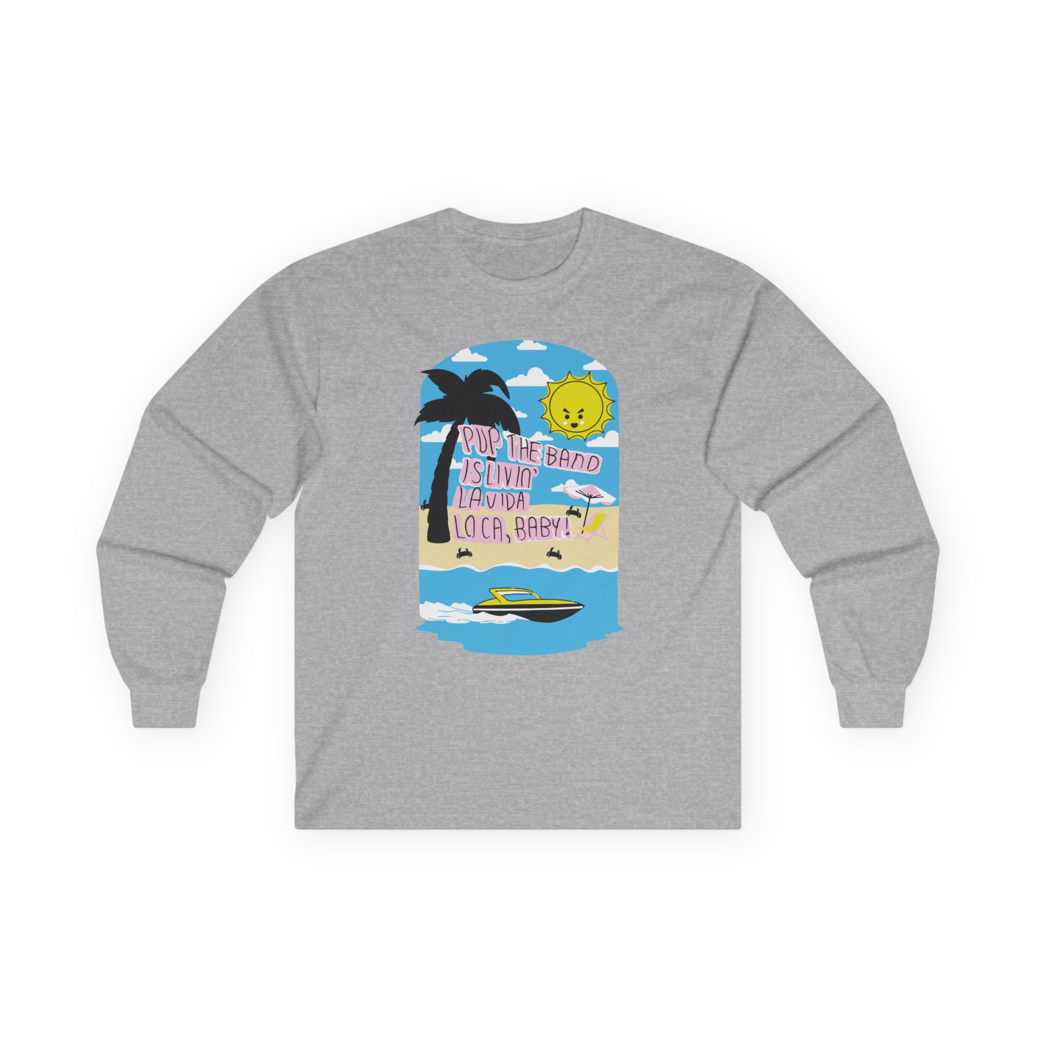 Pup La Vida Loca Unisex Ultra Cotton Long Sleeve Tee