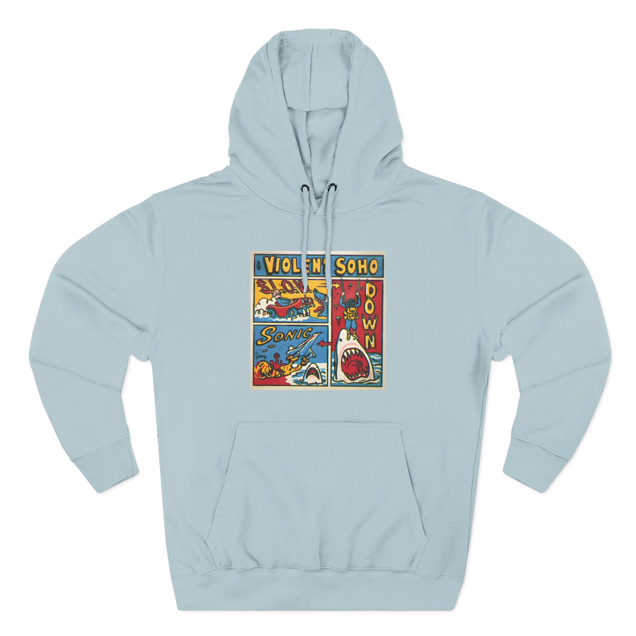 Violent Soho Slow Down Sonic Three-Panel Fleece Hoodie