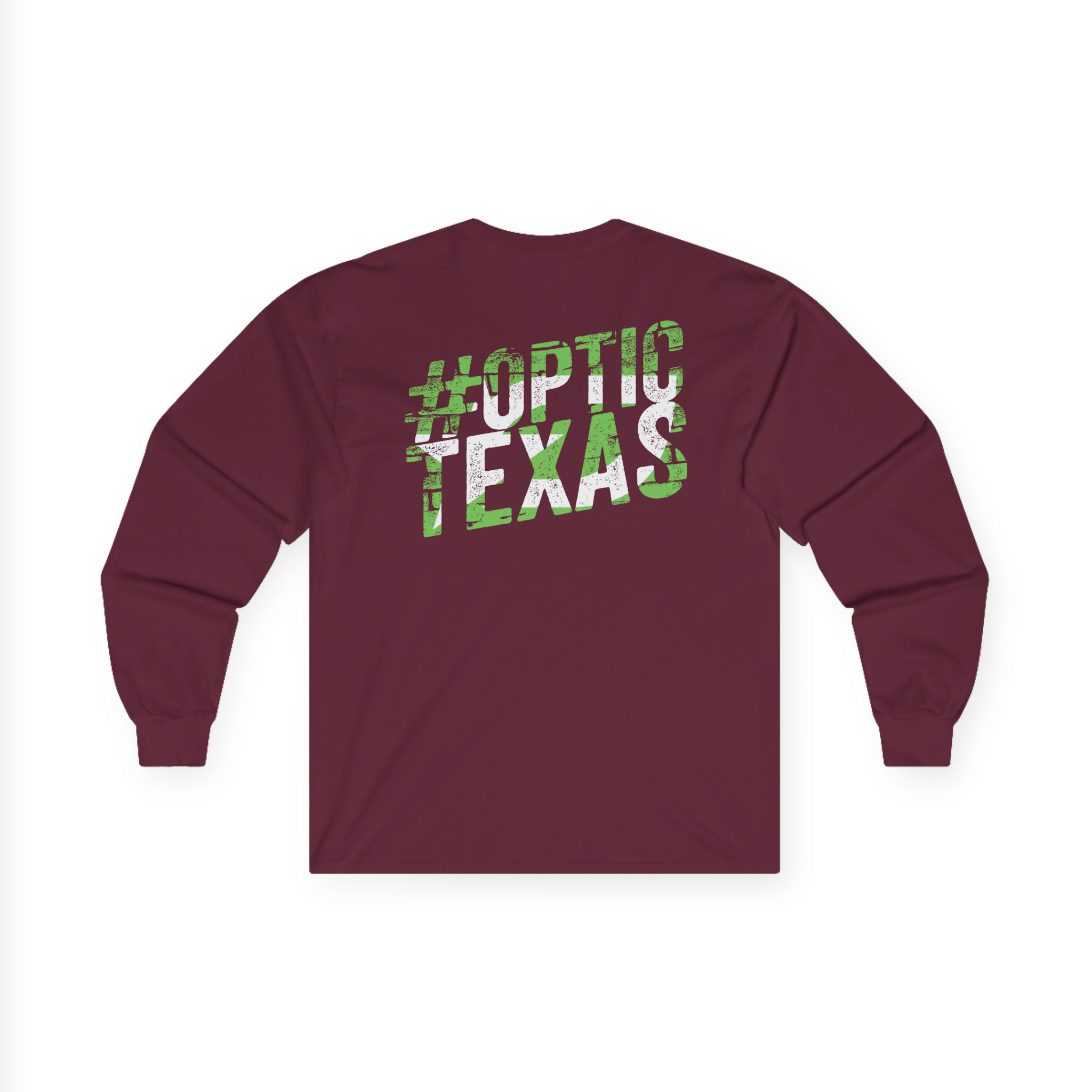 Optic Texas Slogan Unisex Ultra Cotton Long Sleeve Tee