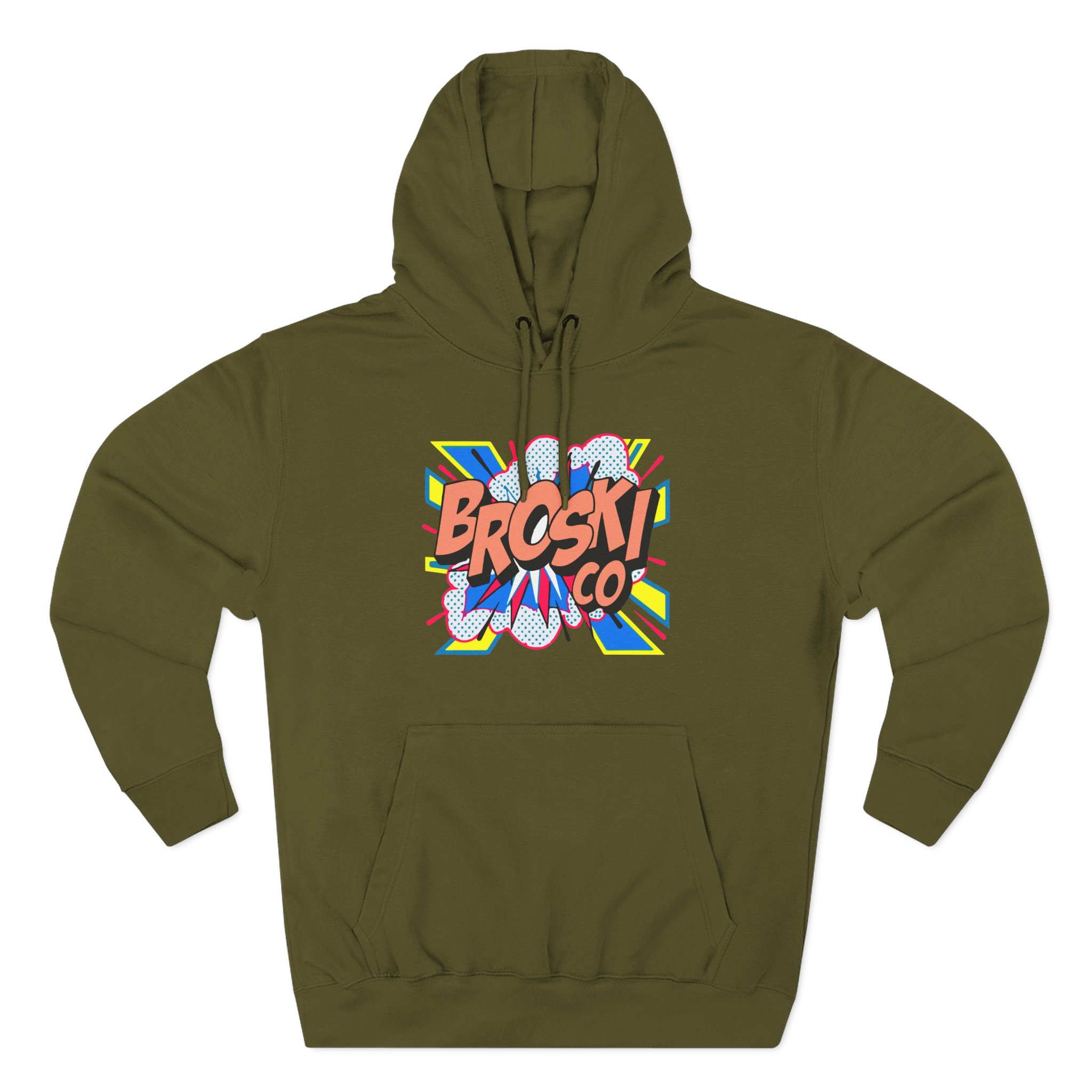 Broski Report Three-Panel Fleece Hoodie