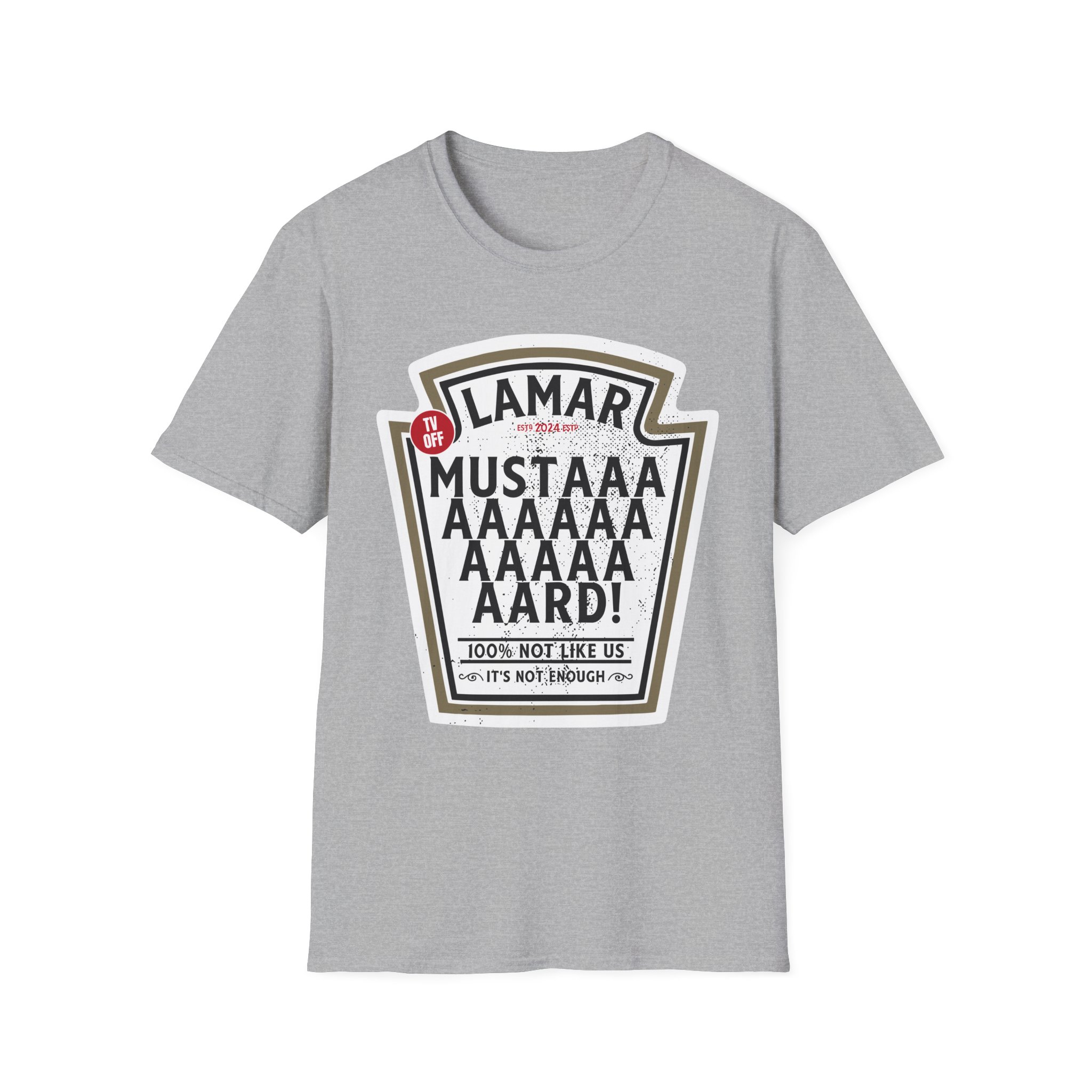 Kendrick Lamar Mustard Tv Off Unisex Softstyle T-Shirt