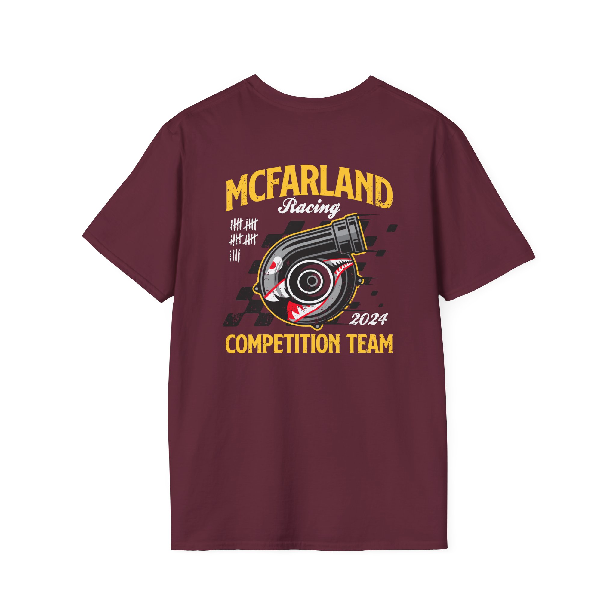 Cleetus Mcfarland Cleetus Turbo Racing Unisex Softstyle T-Shirt