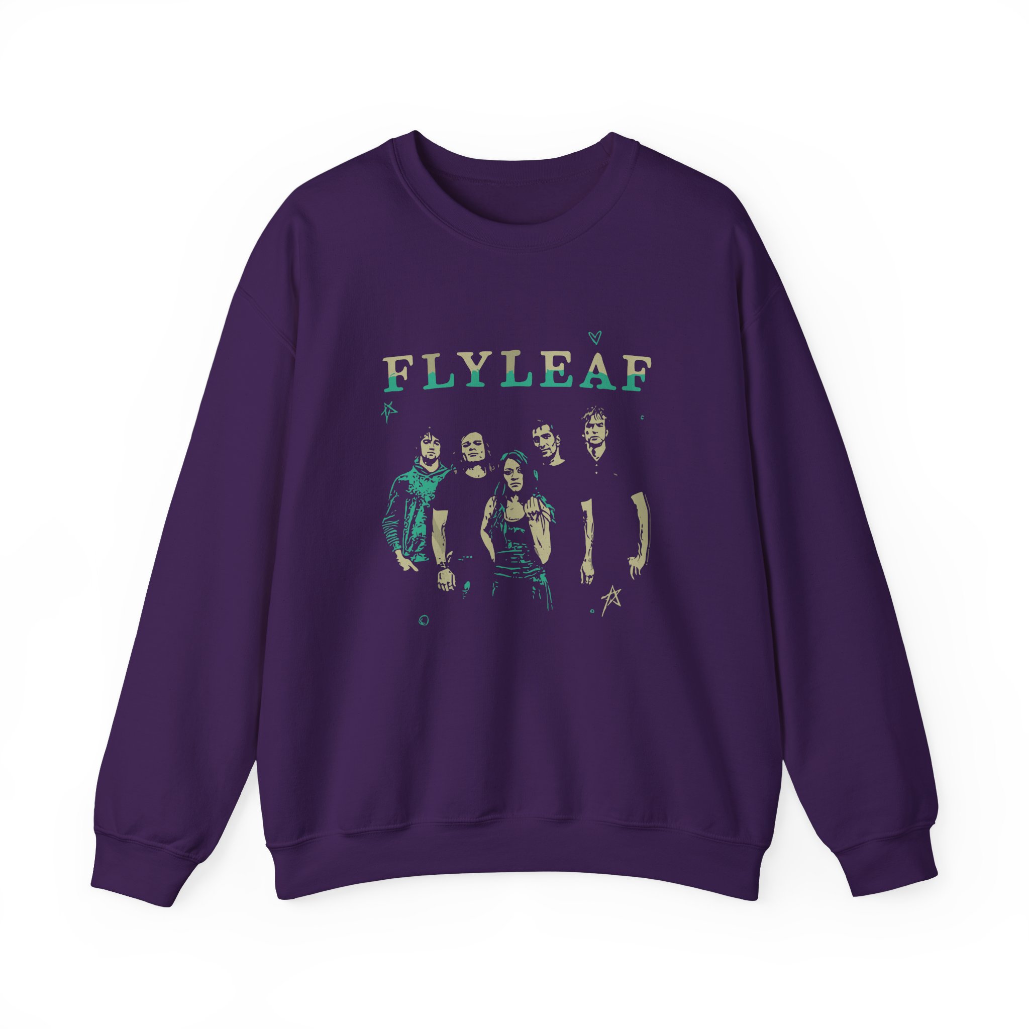 Flyleaf Group Photo Unisex Heavy Blendâ„¢ Crewneck Sweatshirt