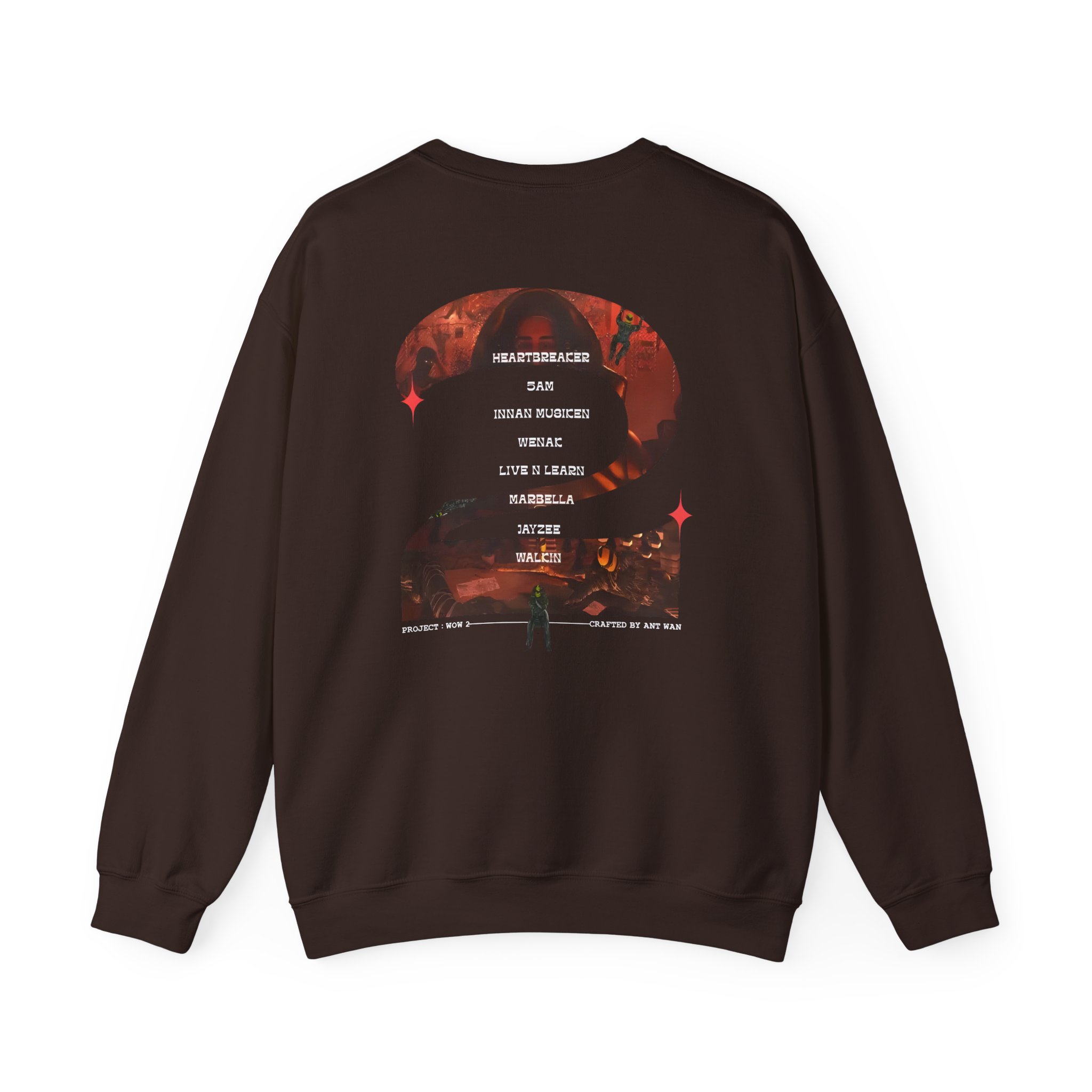 Antwan Släpper Wow 2 Unisex Heavy Blend™ Crewneck Sweatshirt