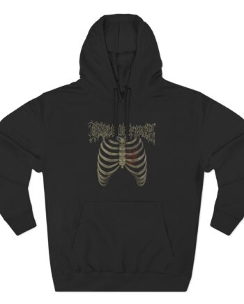Cradle of Filth Skeleton Three-Panel Fleece Hoodie