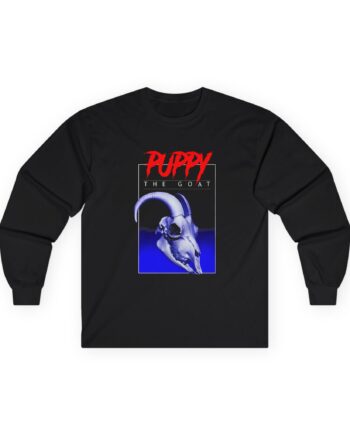 Puppy Goat Skull Unisex Ultra Cotton Long Sleeve Tee