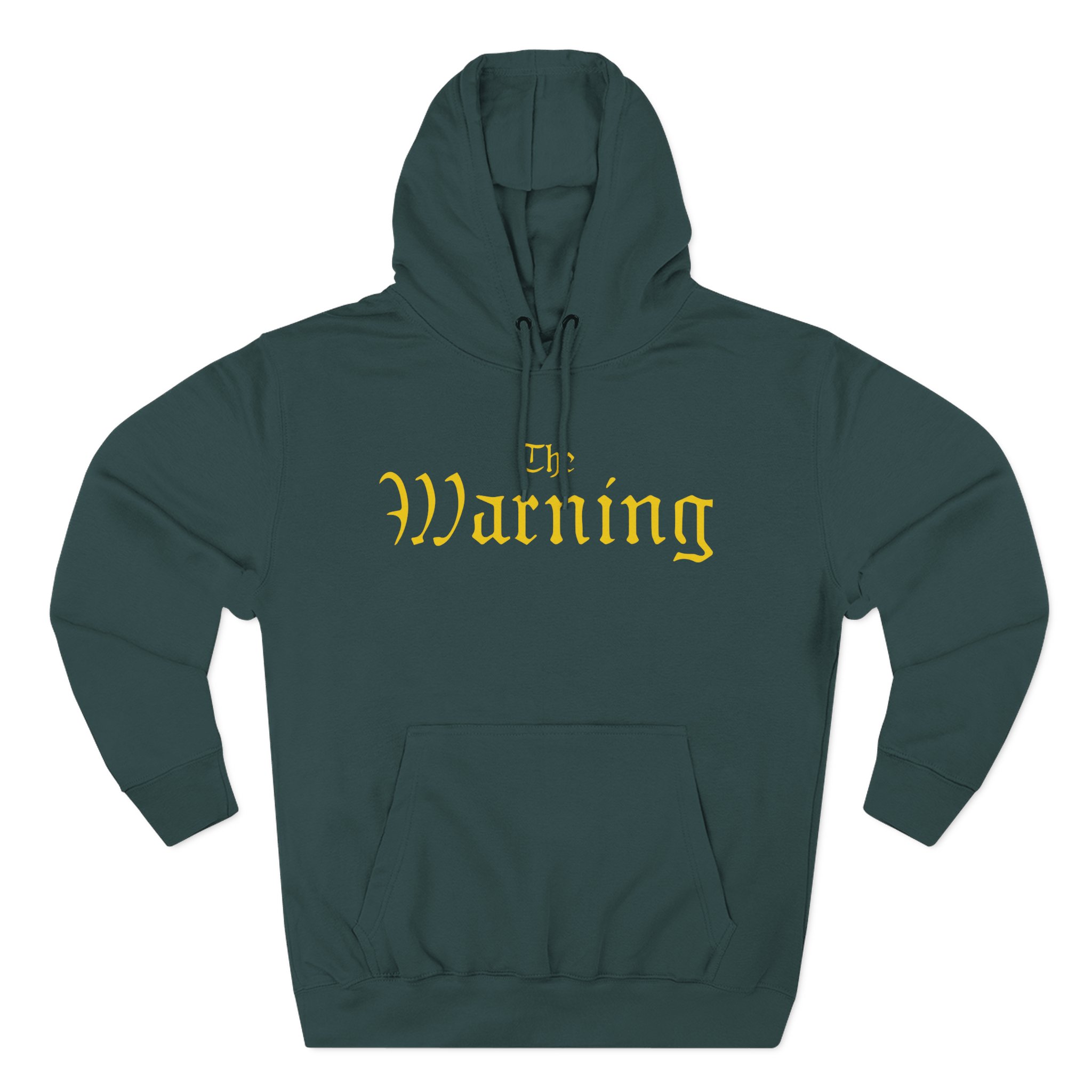 The Warning Gold TW Logo Three-Panel Fleece Hoodie