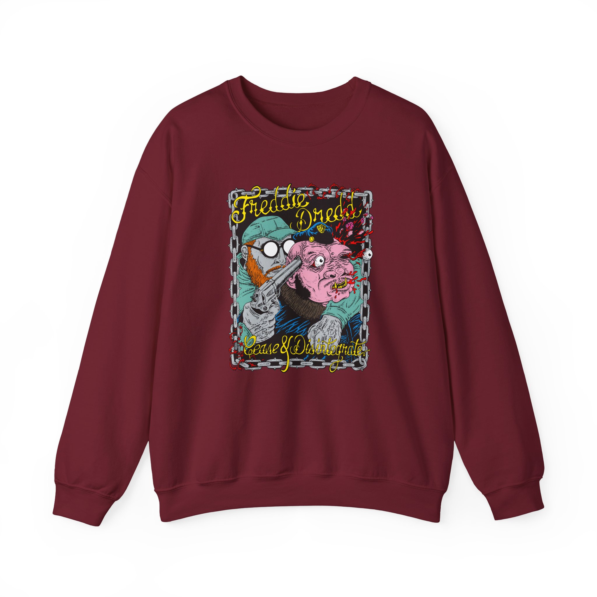 Freddie Dredd Piggy Unisex Heavy Blendâ„¢ Crewneck Sweatshirt