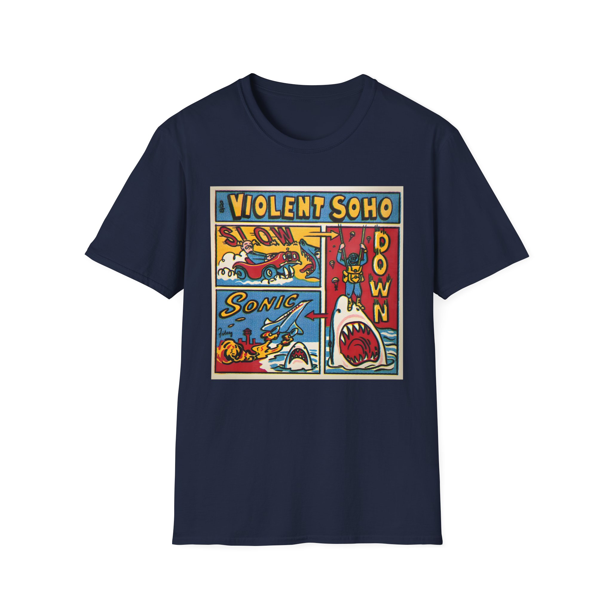 Violent Soho Slow Down Sonic Unisex Softstyle T-Shirt