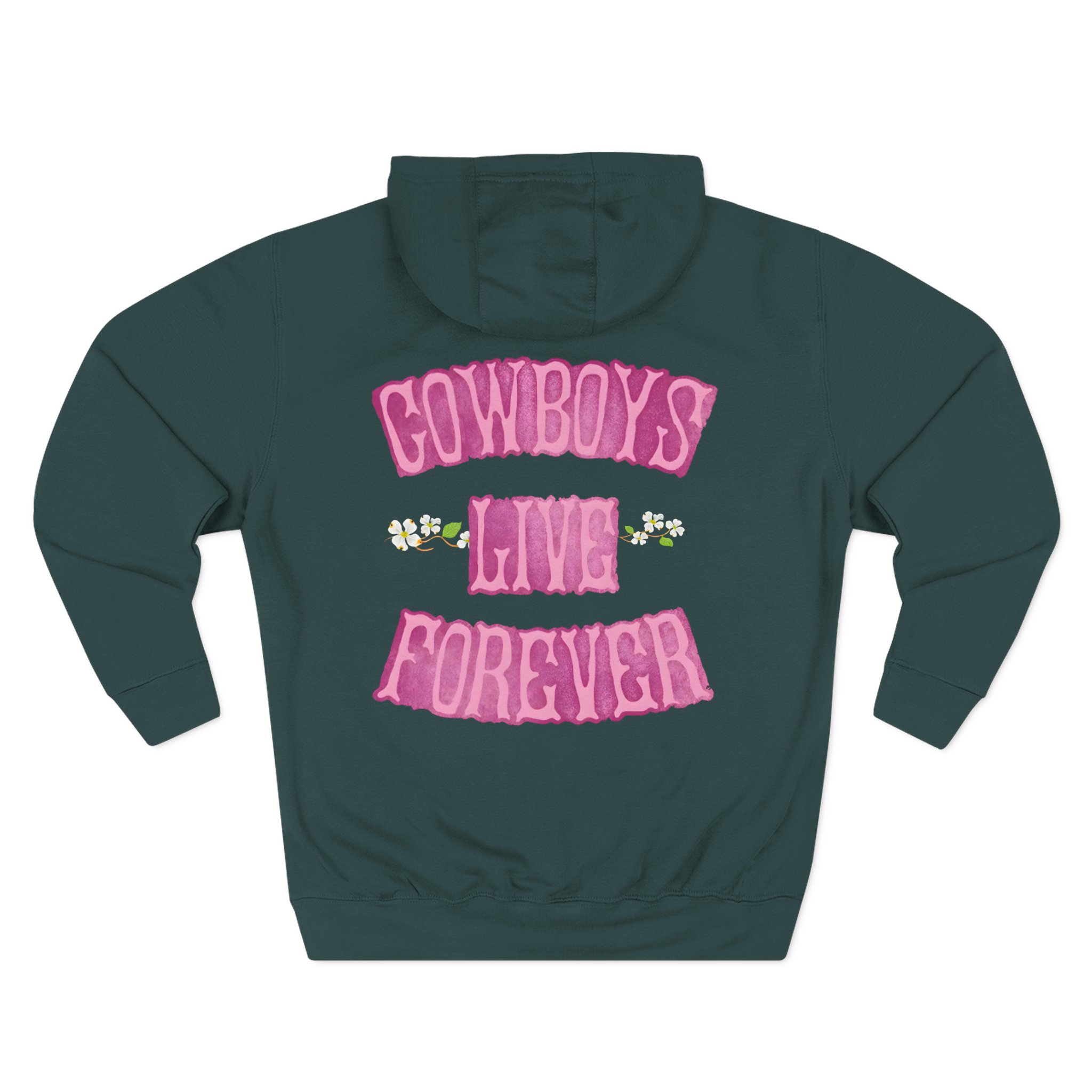 Shaboozey Cowboys Live Forever Three-Panel Fleece Hoodie