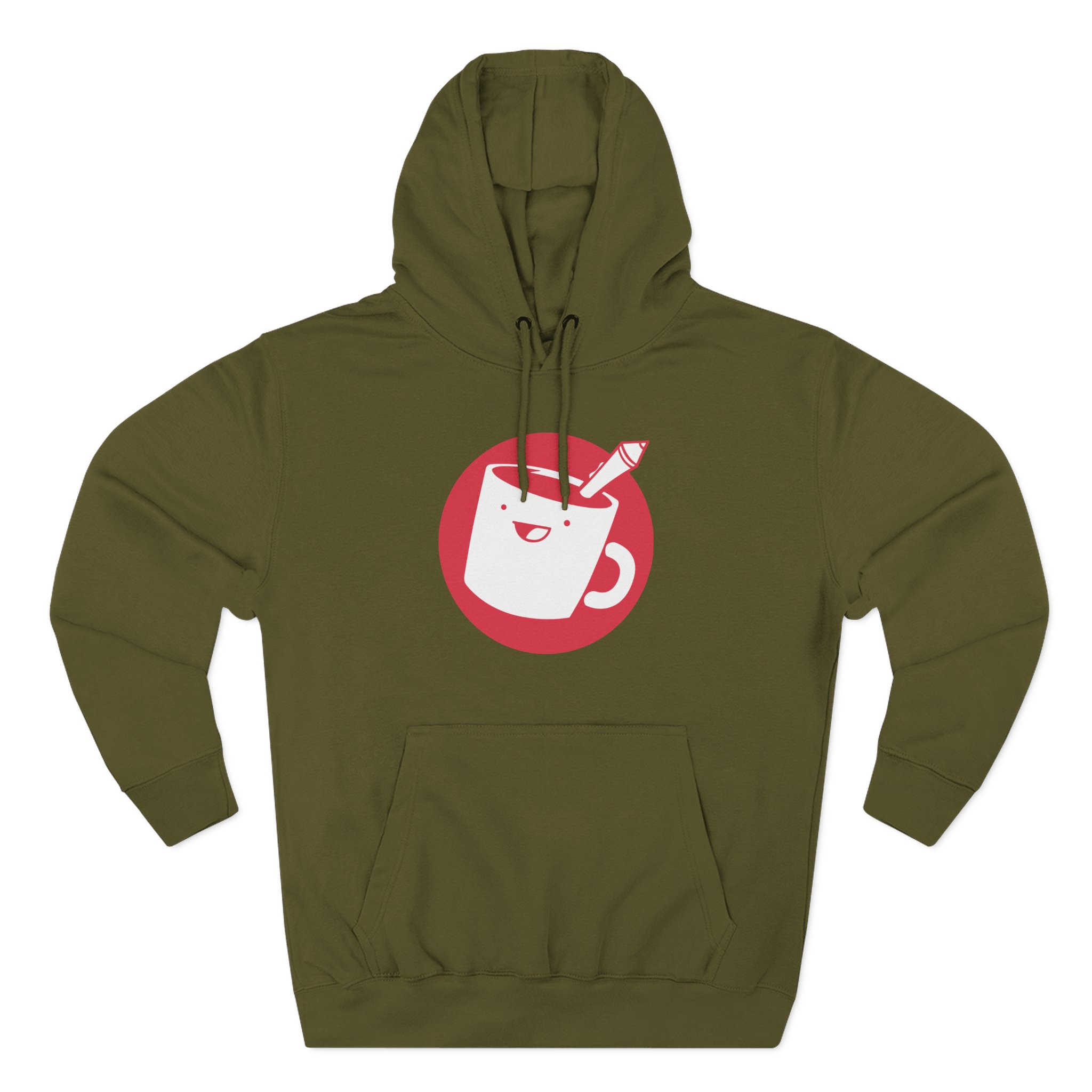 Drawfee Logo Three-Panel Fleece Hoodie