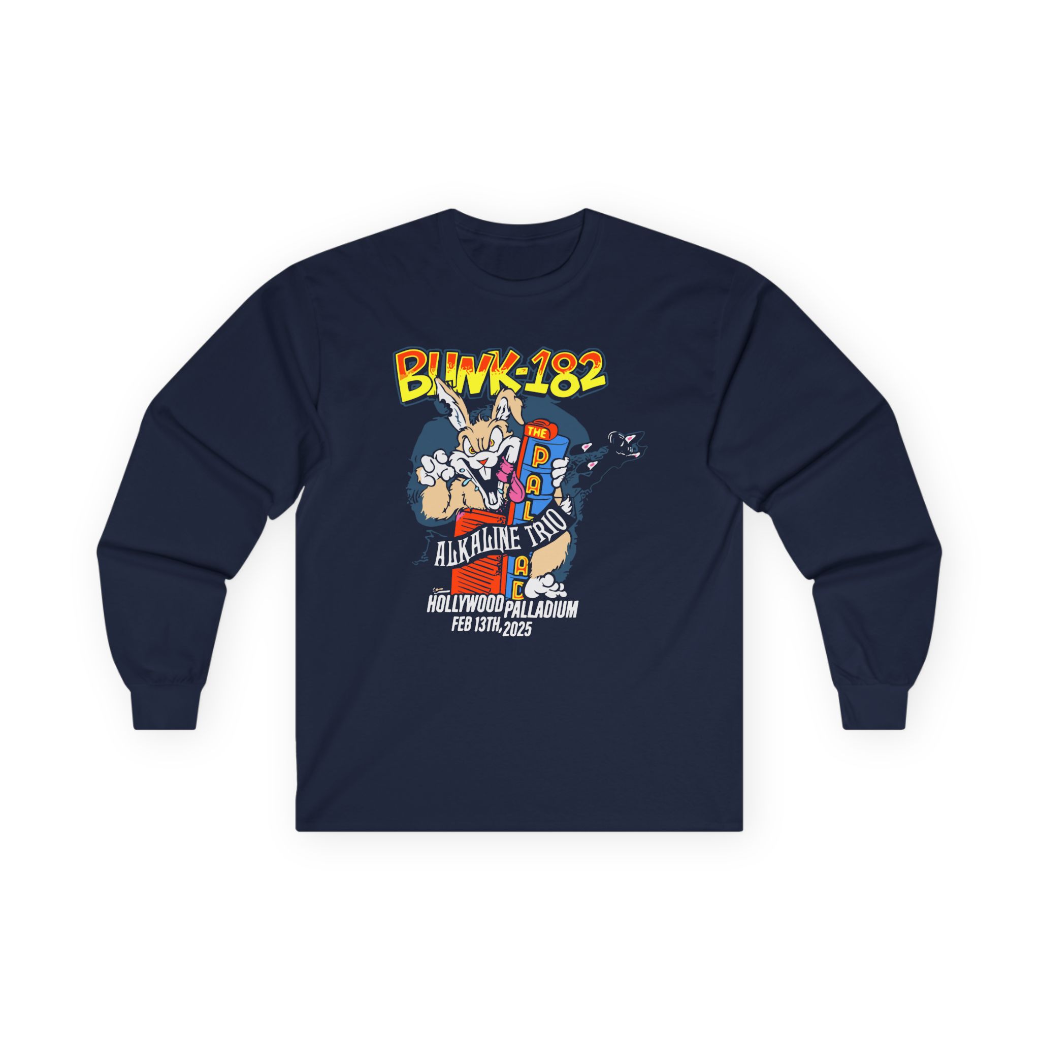 Blink 182 La Fire Aid Unisex Ultra Cotton Long Sleeve Tee