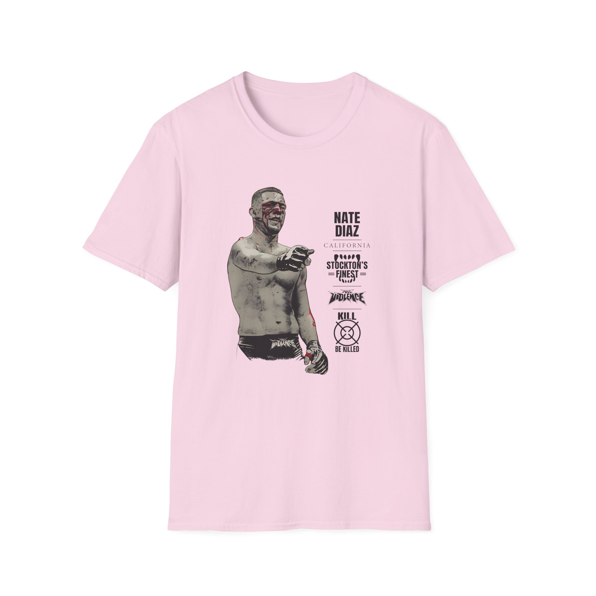 Nate Diaz Stockton's Finest Unisex Softstyle T-Shirt