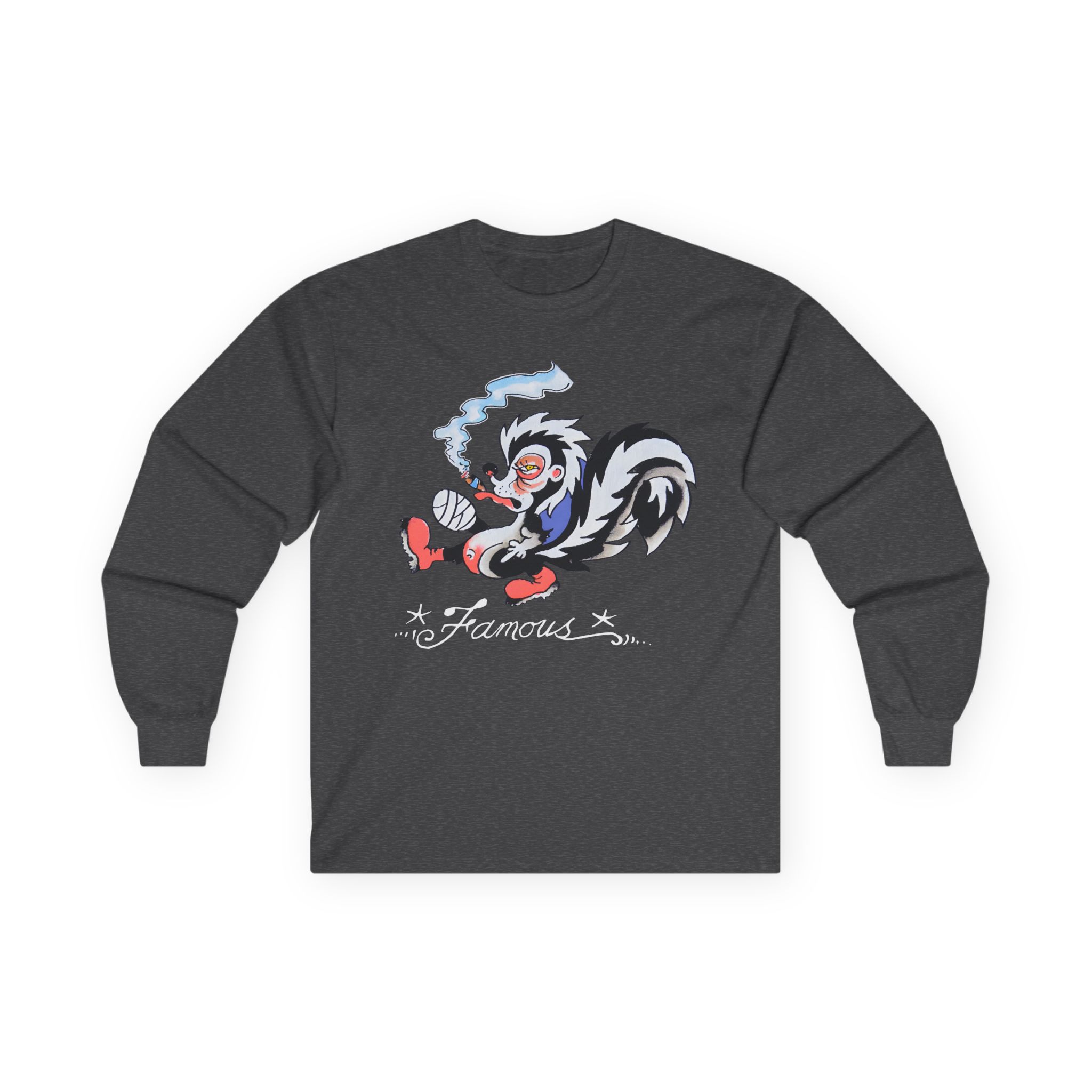 Kim Petras Famous Skunk Boxy Unisex Ultra Cotton Long Sleeve Tee