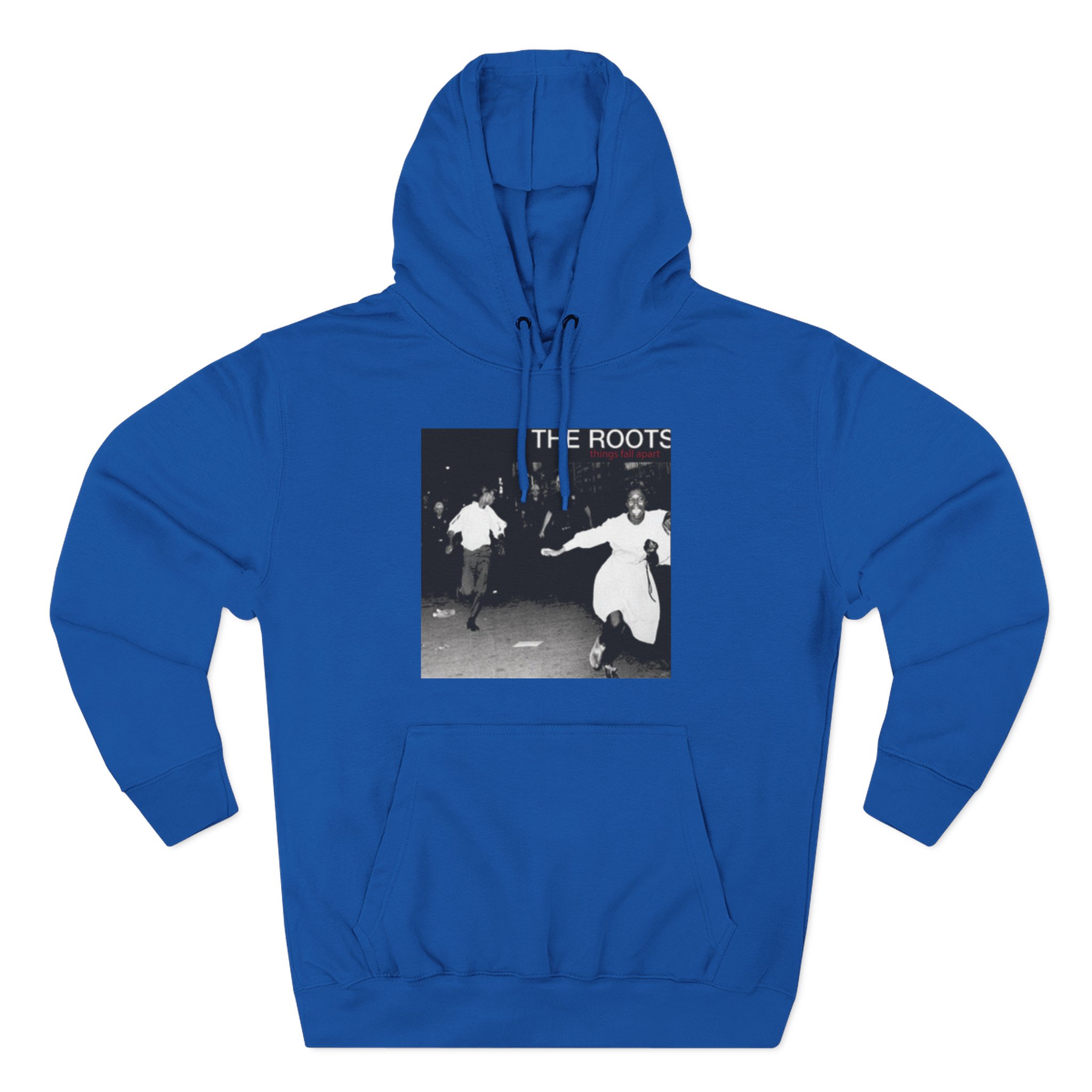 The Roots Things Fall Apart Album Cover Three-Panel Fleece Hoodie