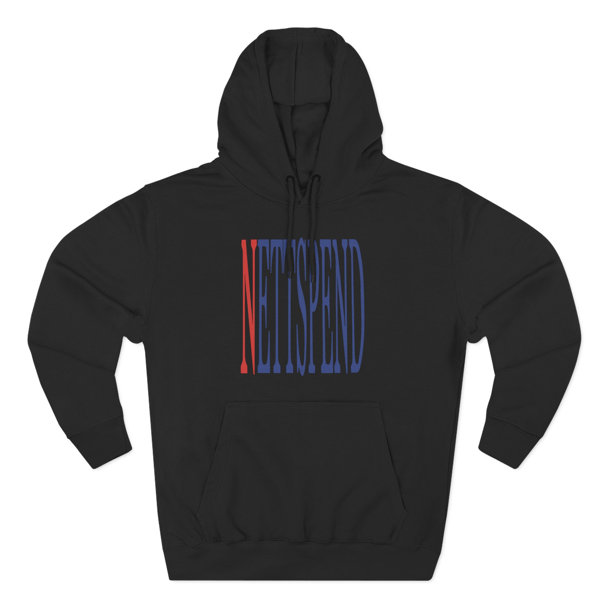 Nettspend Three-Panel Fleece Hoodie