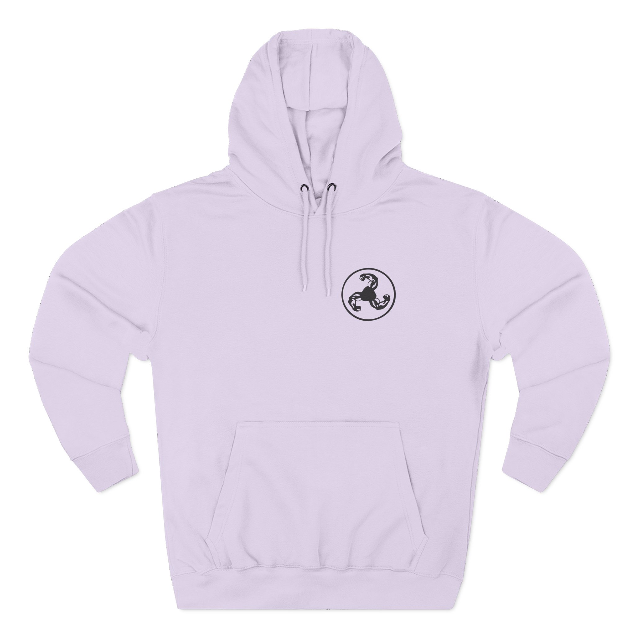 Bicep Logo Three-Panel Fleece Hoodie