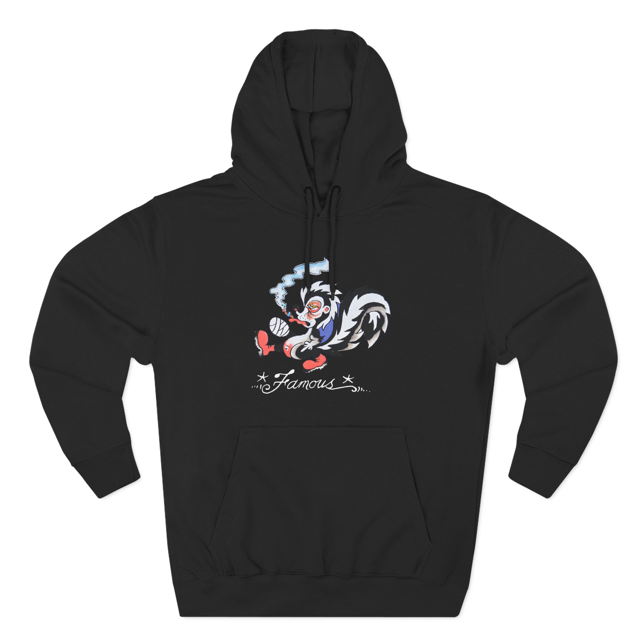 Kim Petras Famous Skunk Boxy Three-Panel Fleece Hoodie