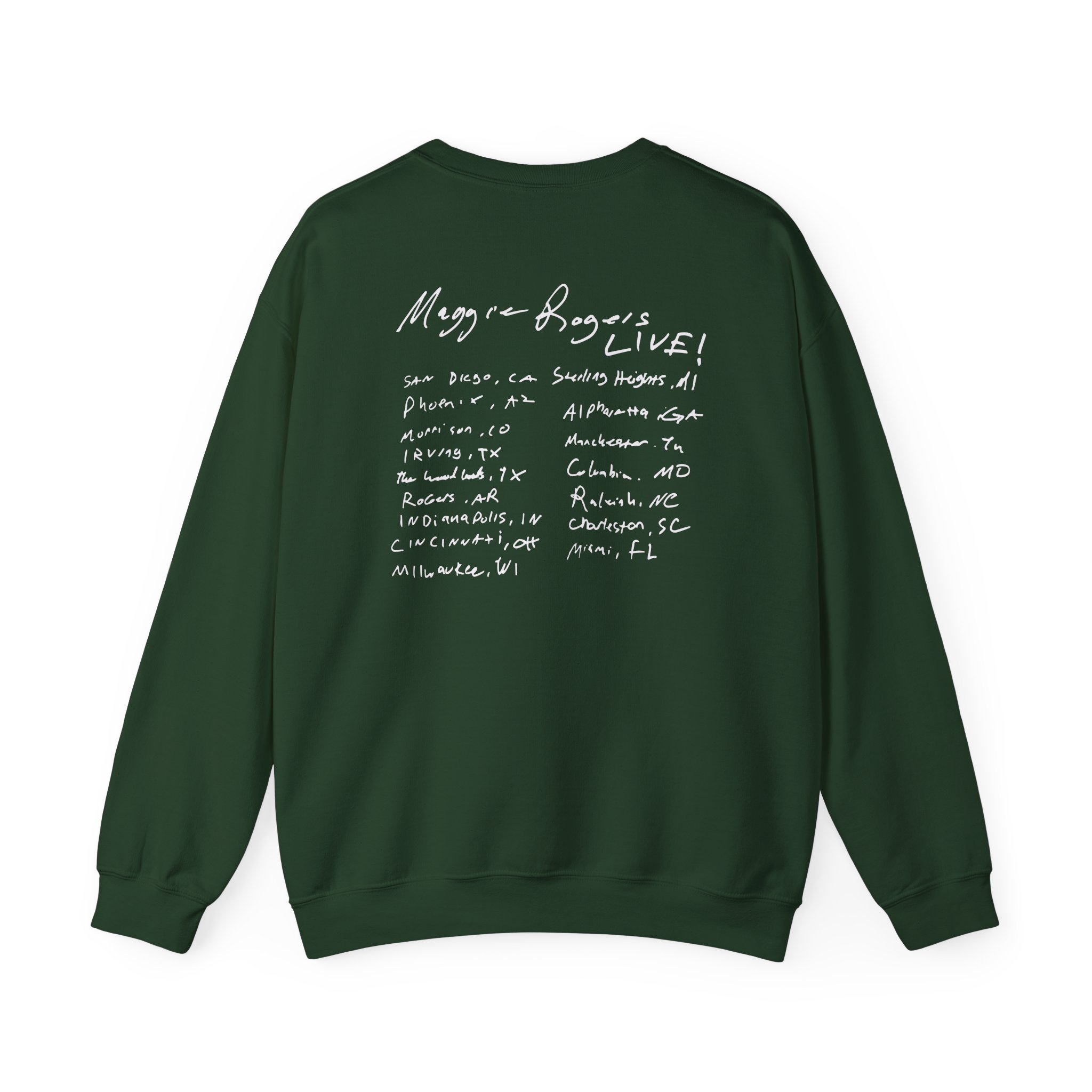 Maggie Rogers The Don't Forget Me Unisex Heavy Blendâ„¢ Crewneck Sweatshirt