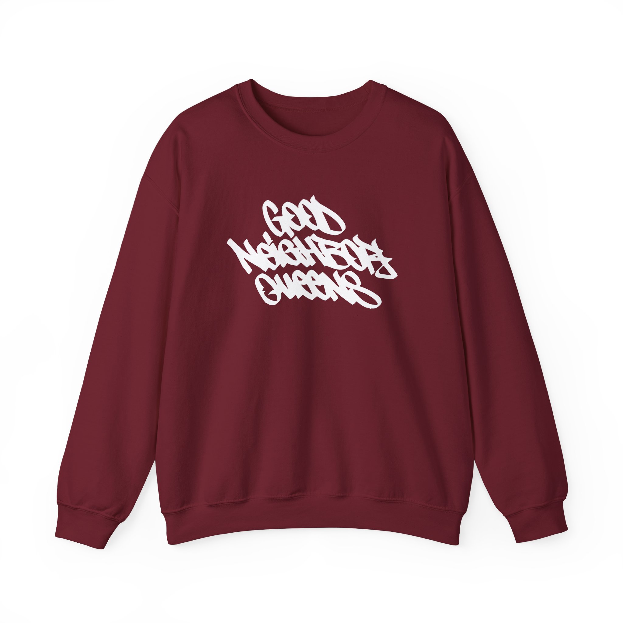 Good Neighbours Queens 3m Reflective Unisex Heavy Blendâ„¢ Crewneck Sweatshirt