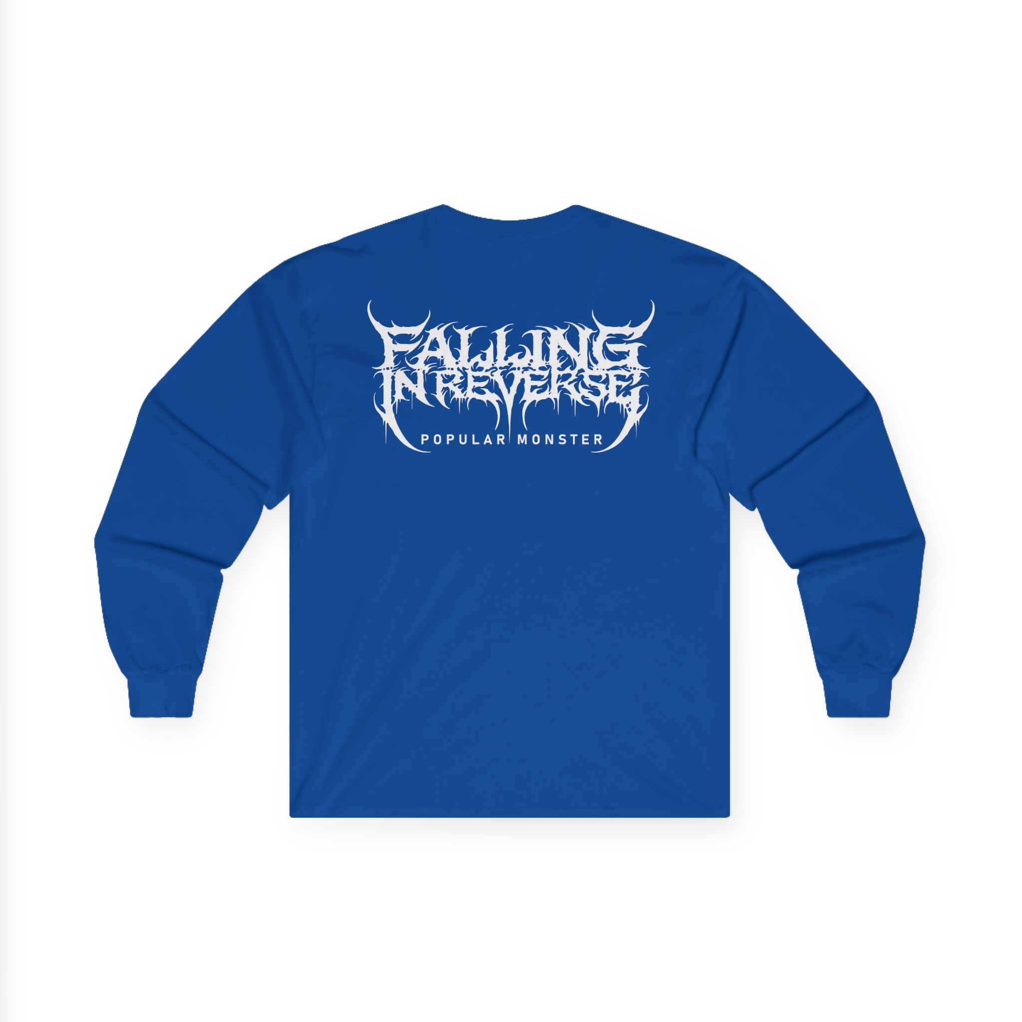 Falling in Reverse Popular Monster Cover and Back Logo Unisex Ultra Cotton Long Sleeve Tee