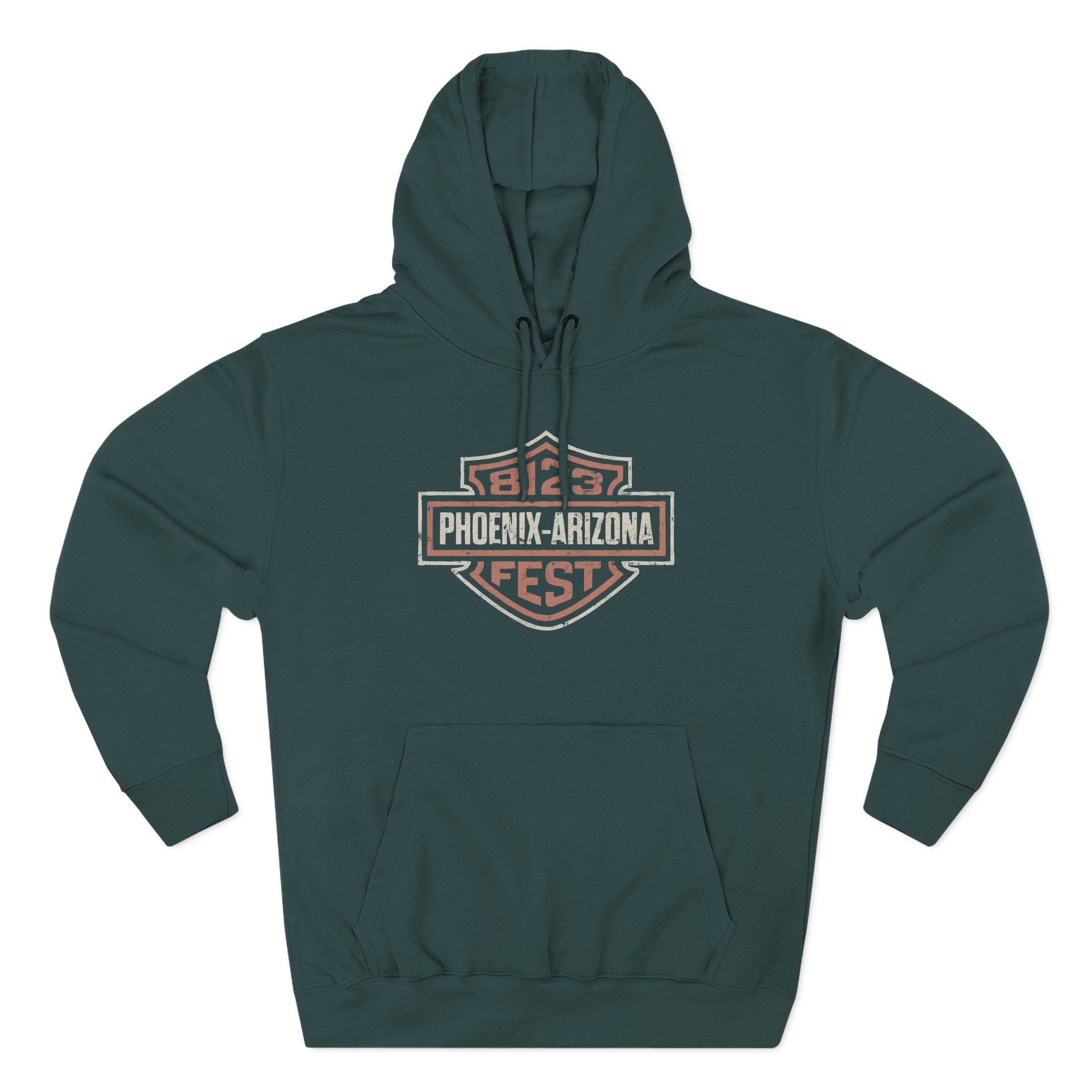 The Maine 8123 Fest Moto Three-Panel Fleece Hoodie