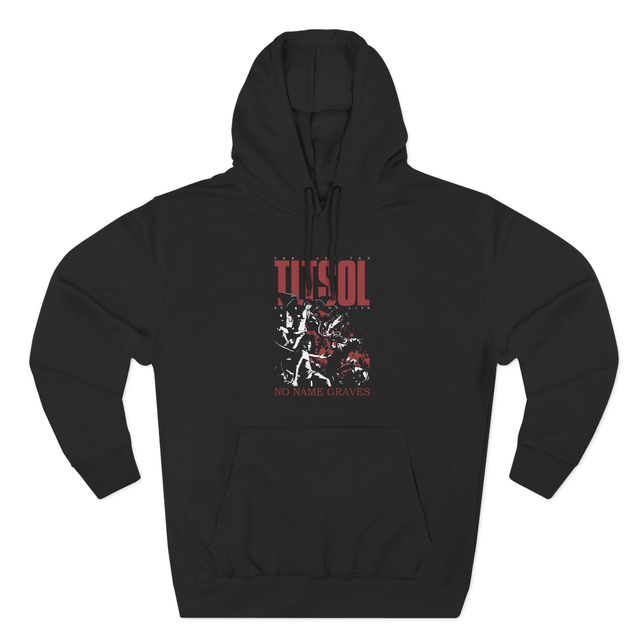 The Last Ten Seconds of Life No Name Graves Three-Panel Fleece Hoodie