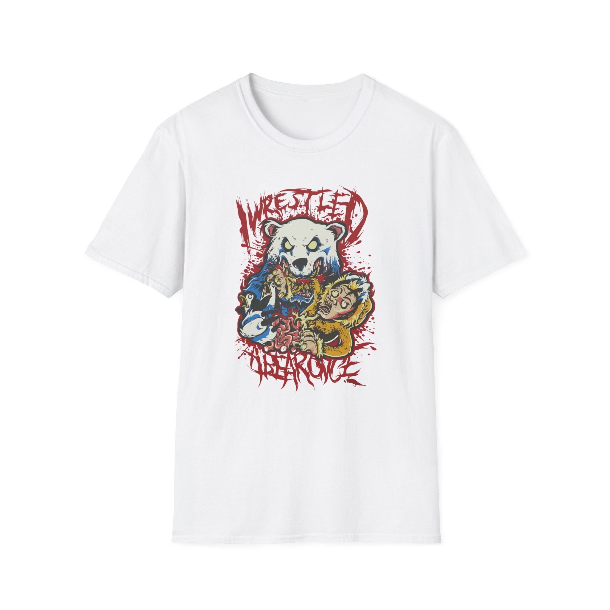 Iwrestledabearonce Unisex Softstyle T-Shirt
