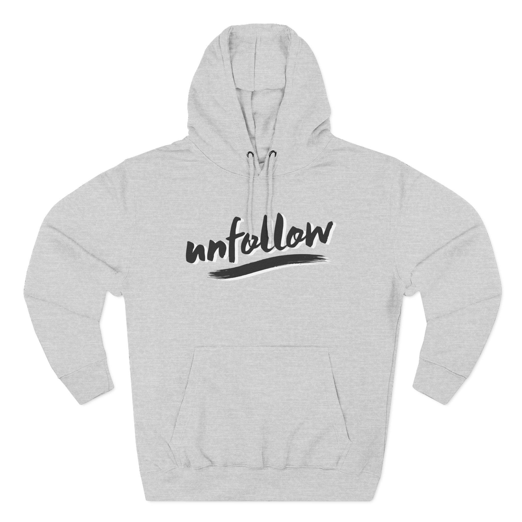 Shubble Unfollow Three-Panel Fleece Hoodie