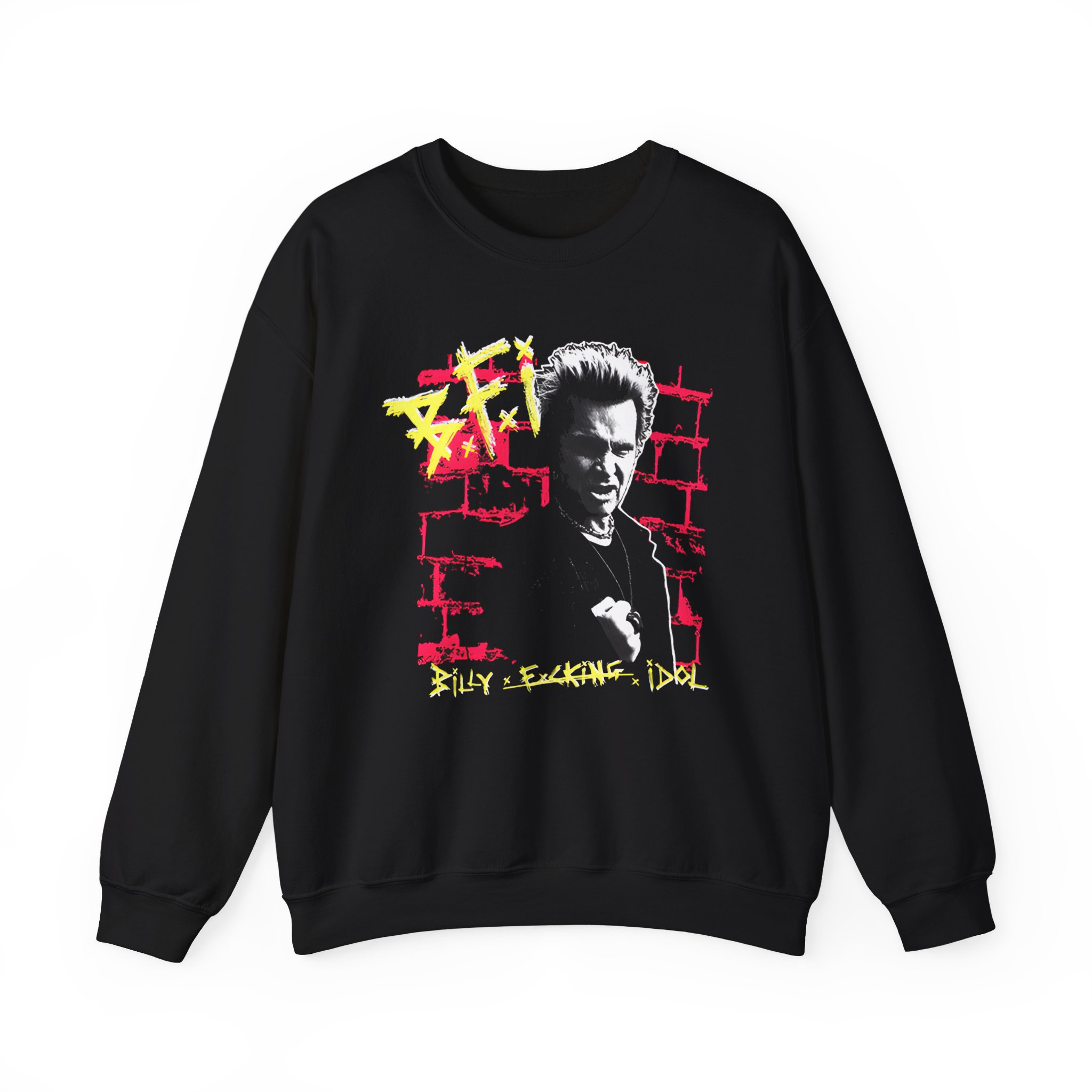 Billy Idol BFI Brick Unisex Heavy Blendâ„¢ Crewneck Sweatshirt