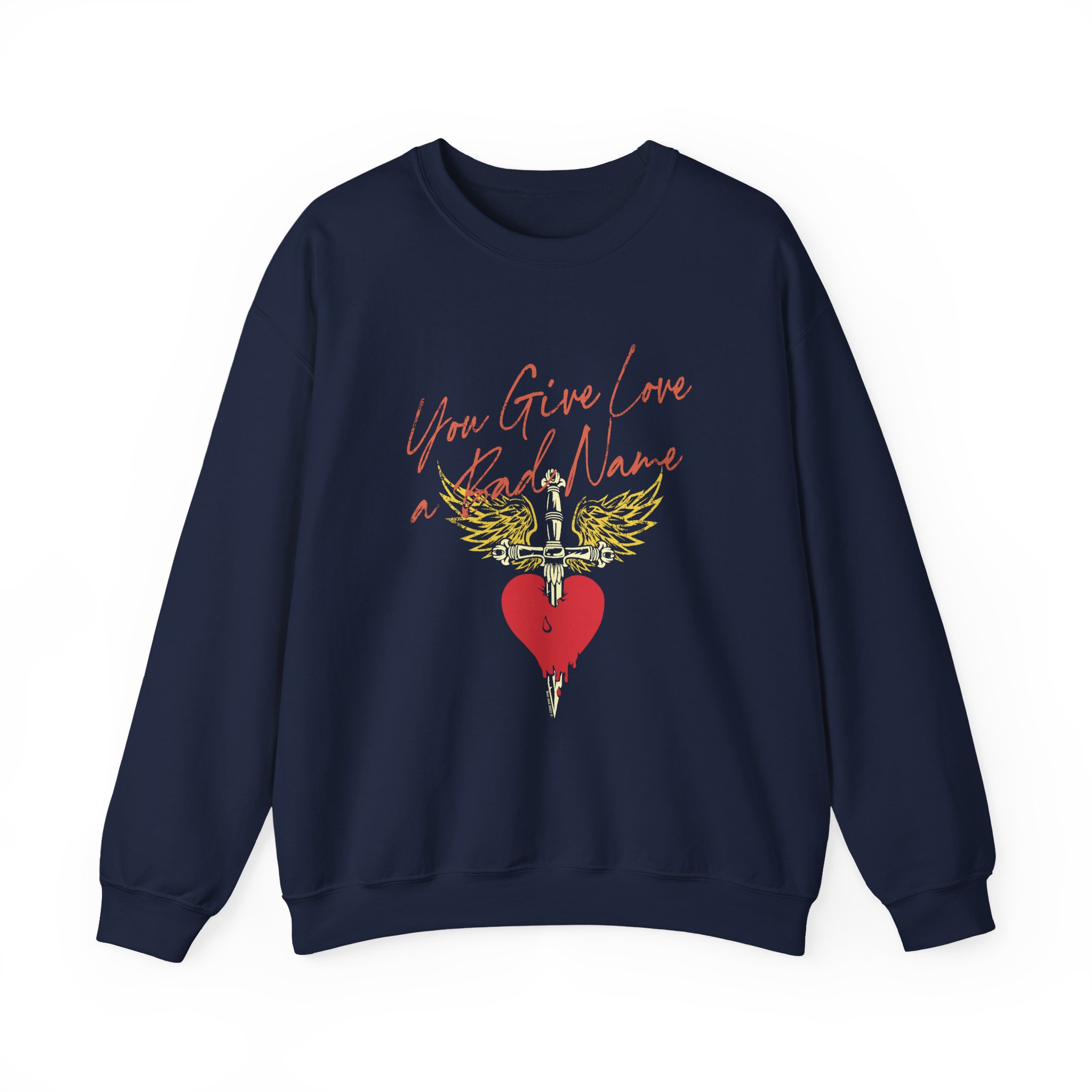 Bon Jovi You Give Love a Bad Name Unisex Heavy Blendâ„¢ Crewneck Sweatshirt