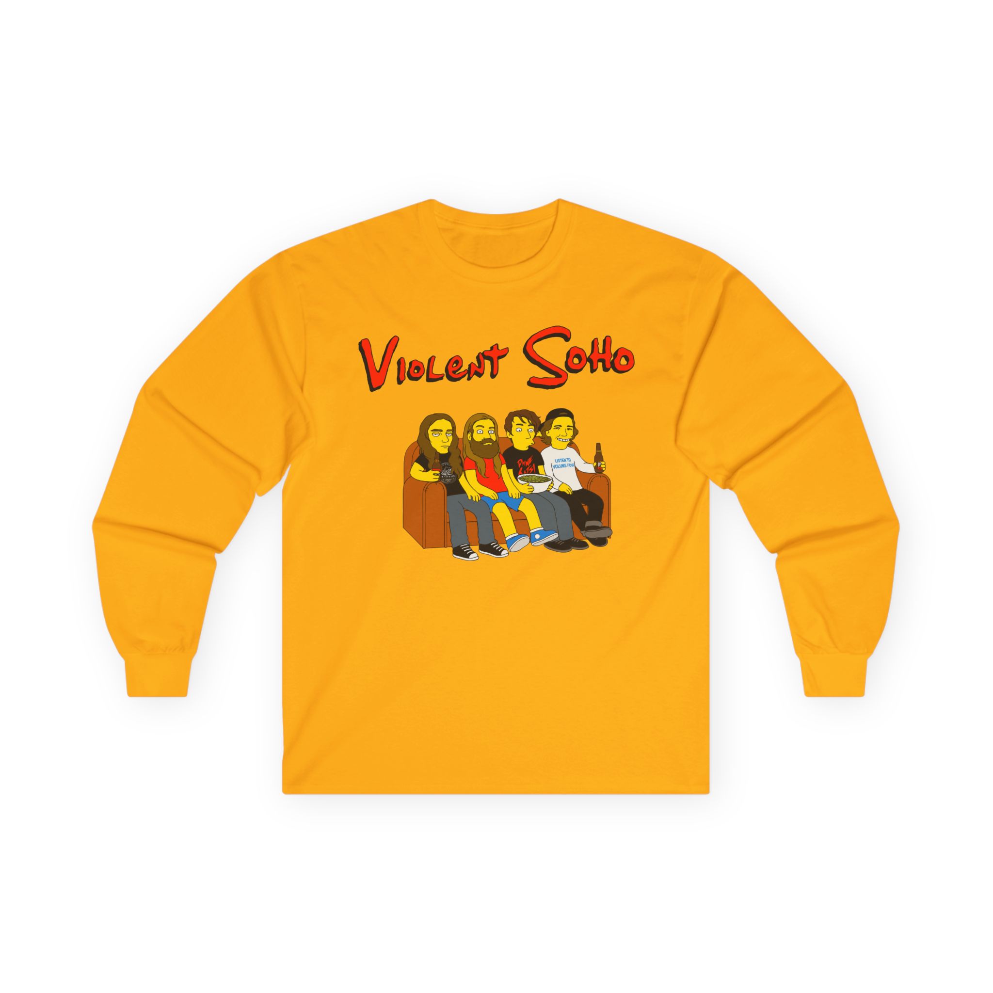 Violent Soho Springfield 4122 Unisex Ultra Cotton Long Sleeve Tee