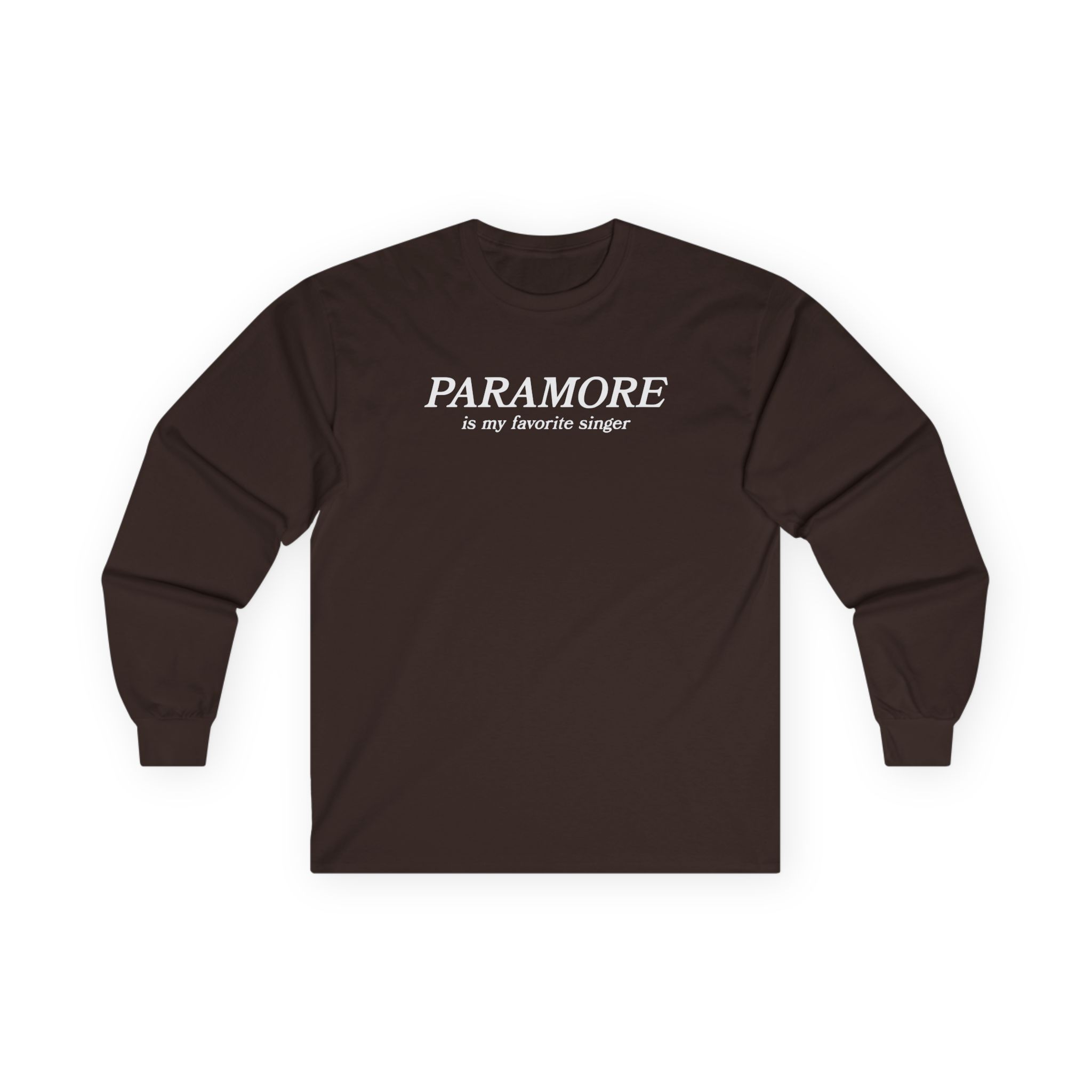 Hayley Williams Paramore is My Favorite Singer Unisex Ultra Cotton Long Sleeve Tee