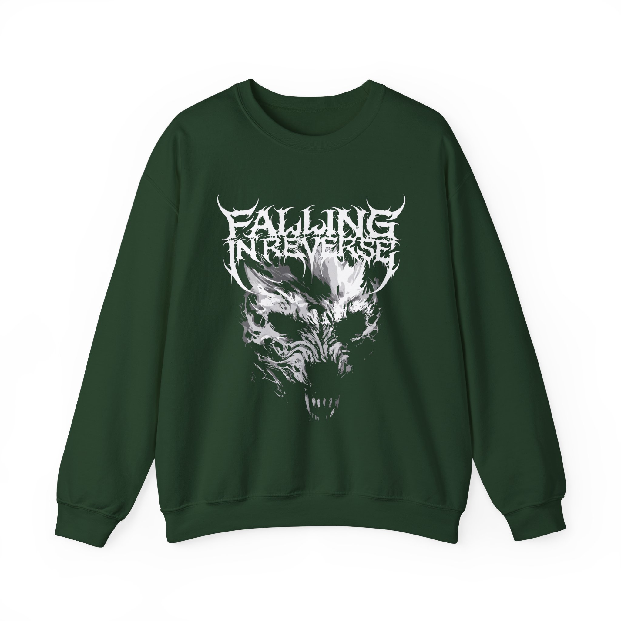 Falling in Reverse Wolf Unisex Heavy Blendâ„¢ Crewneck Sweatshirt