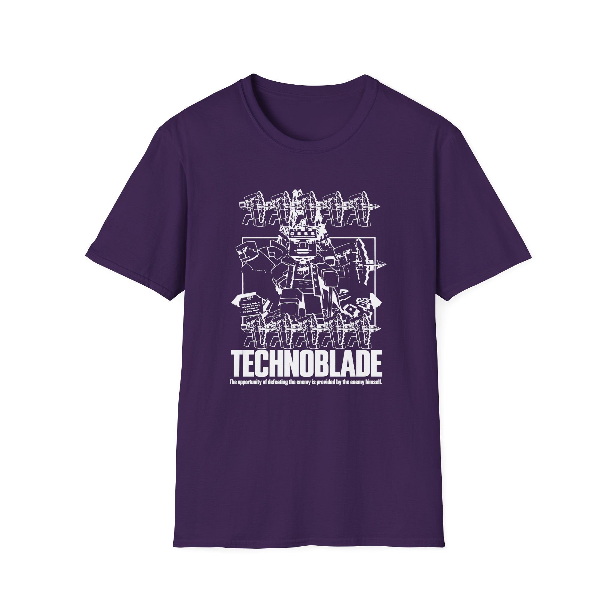 Technoblade Neeerds Unisex Softstyle T-Shirt
