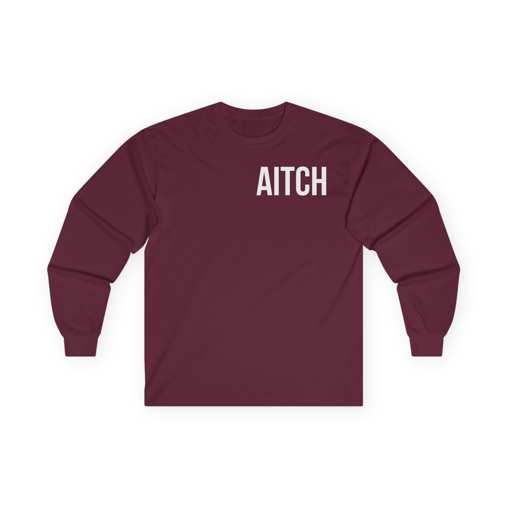 Aitch Pocket Logo Unisex Ultra Cotton Long Sleeve Tee