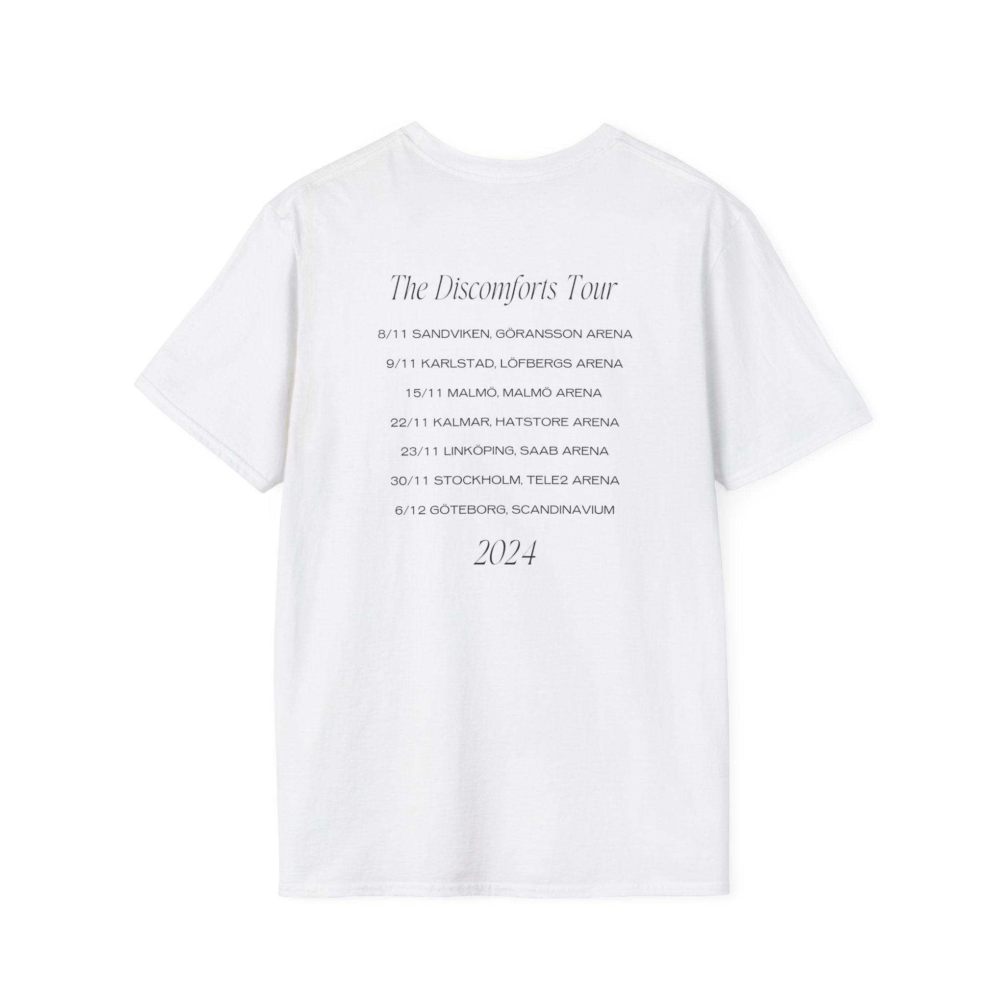 Albin Lee Meldau Discomforts Tour Unisex Softstyle T-Shirt