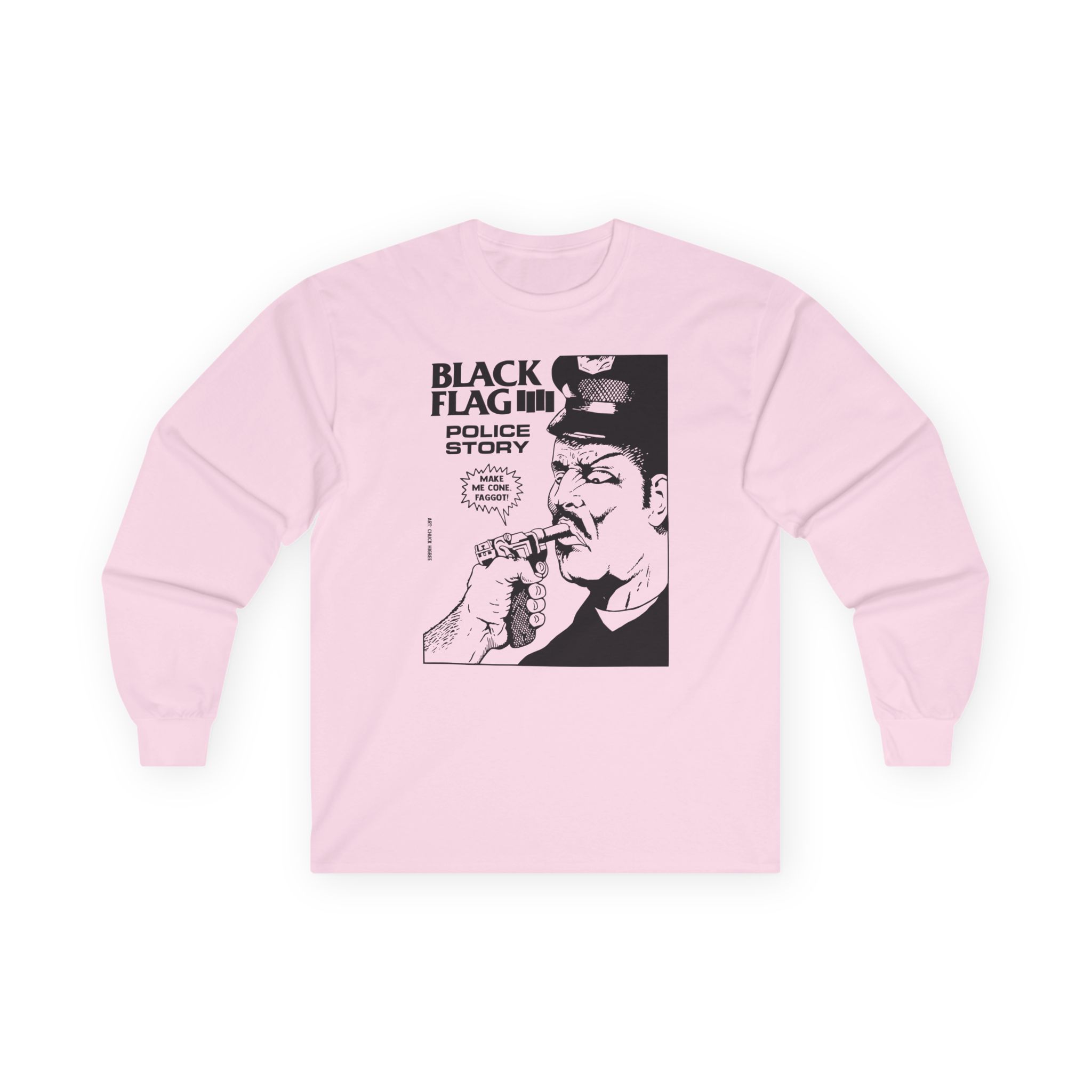 Black Flag Police Story Unisex Ultra Cotton Long Sleeve Tee