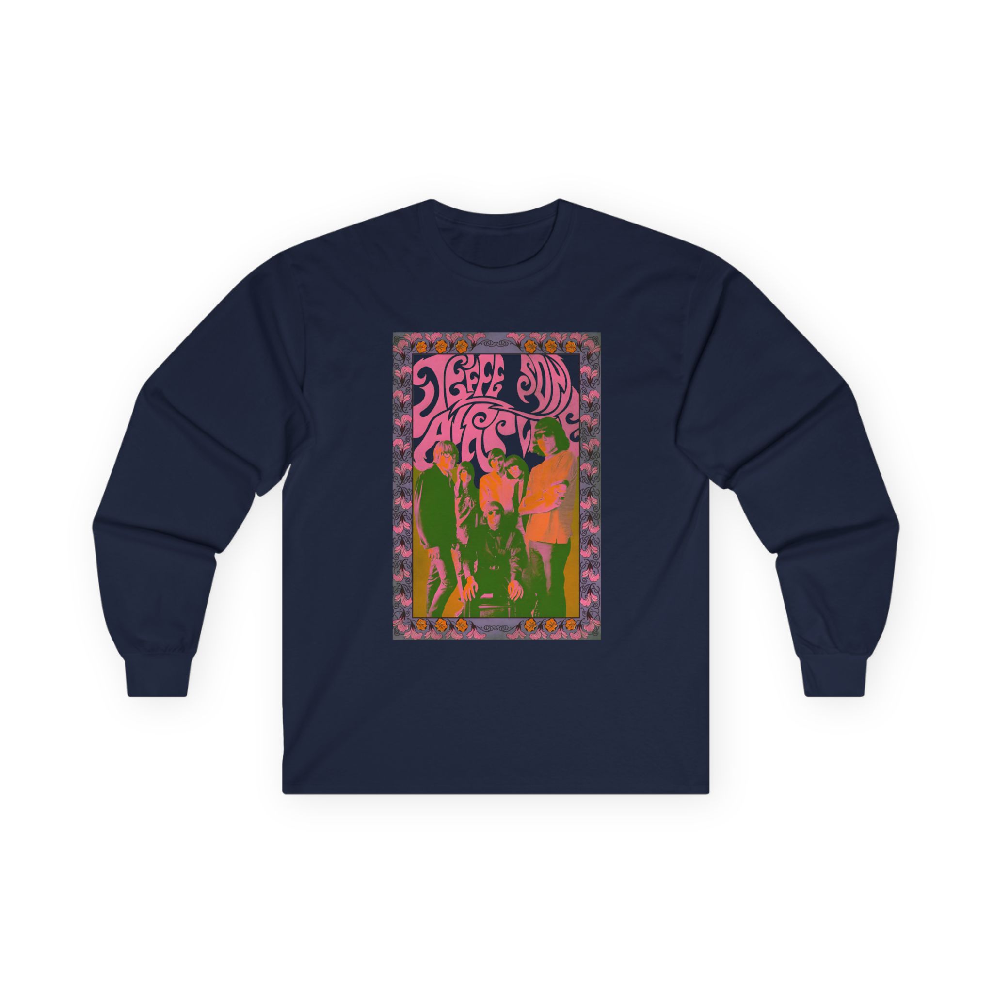 Jefferson Airplane Psychedelic Band Photo Unisex Ultra Cotton Long Sleeve Tee
