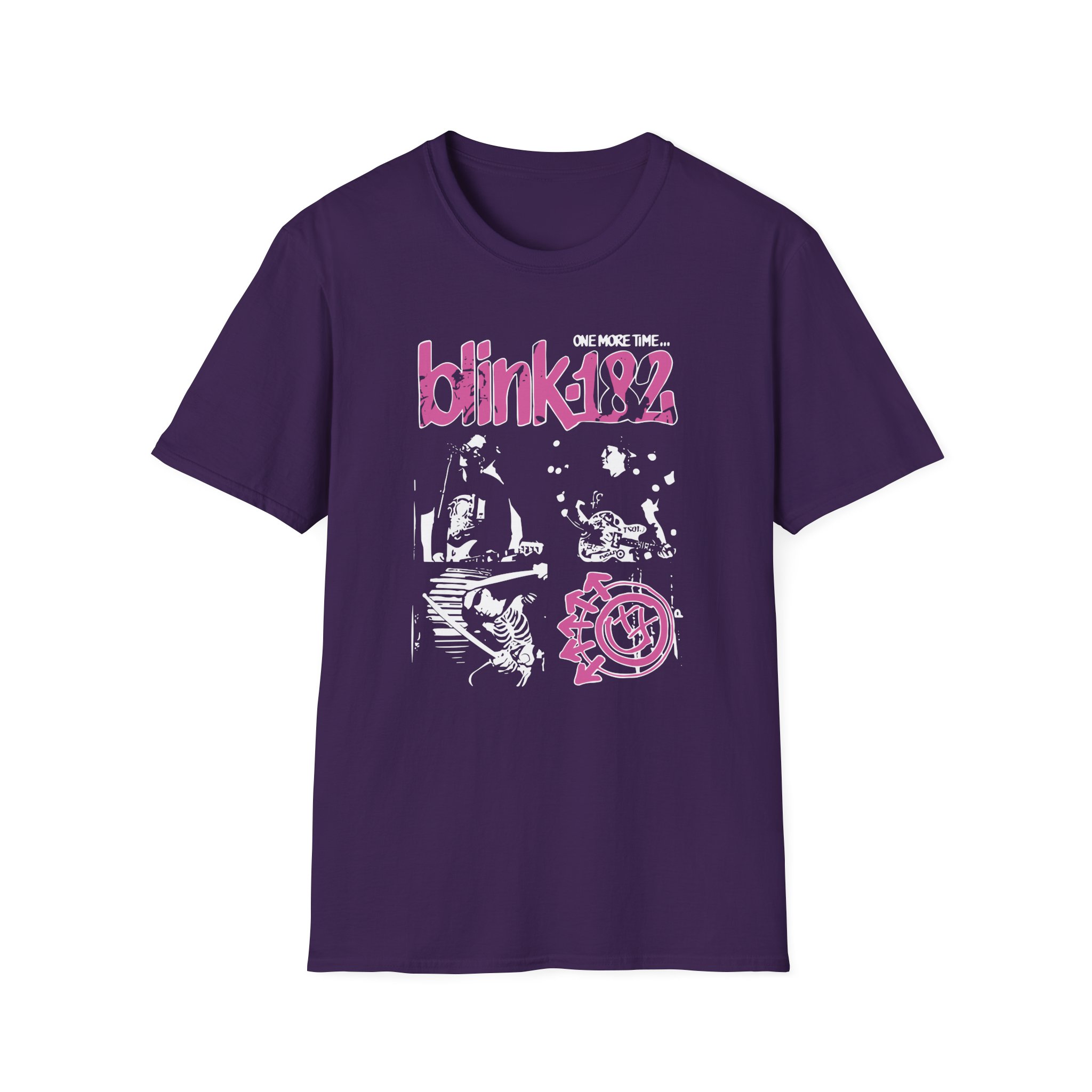 Blink 182 One More Time Photo Unisex Softstyle T-Shirt
