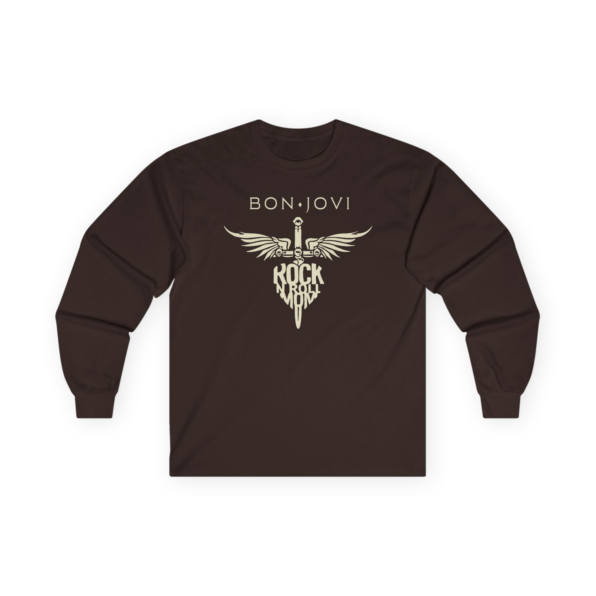 Bon Jovi Rock N' Roll Mom Unisex Ultra Cotton Long Sleeve Tee