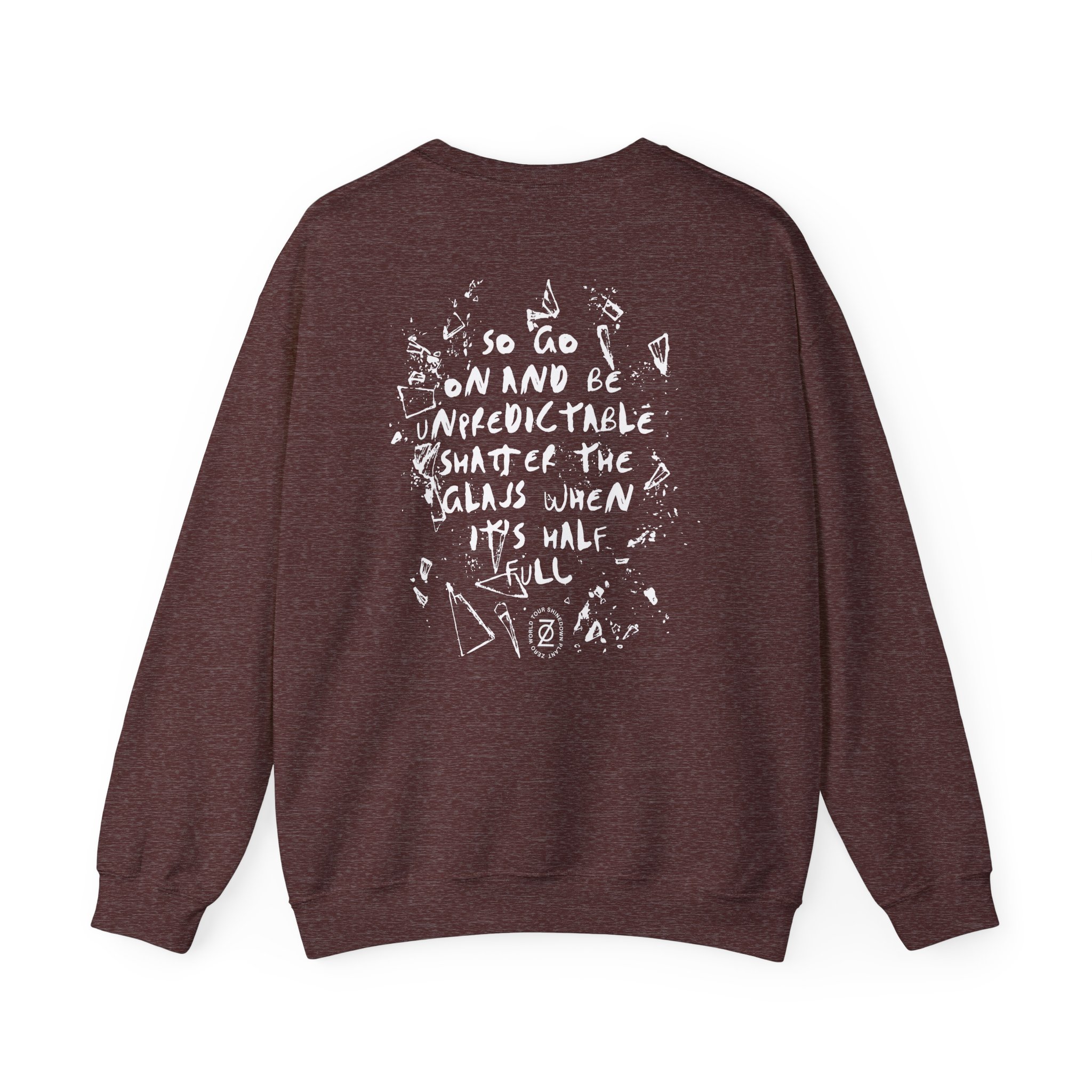 Shinedown Shattered Unisex Heavy Blendâ„¢ Crewneck Sweatshirt